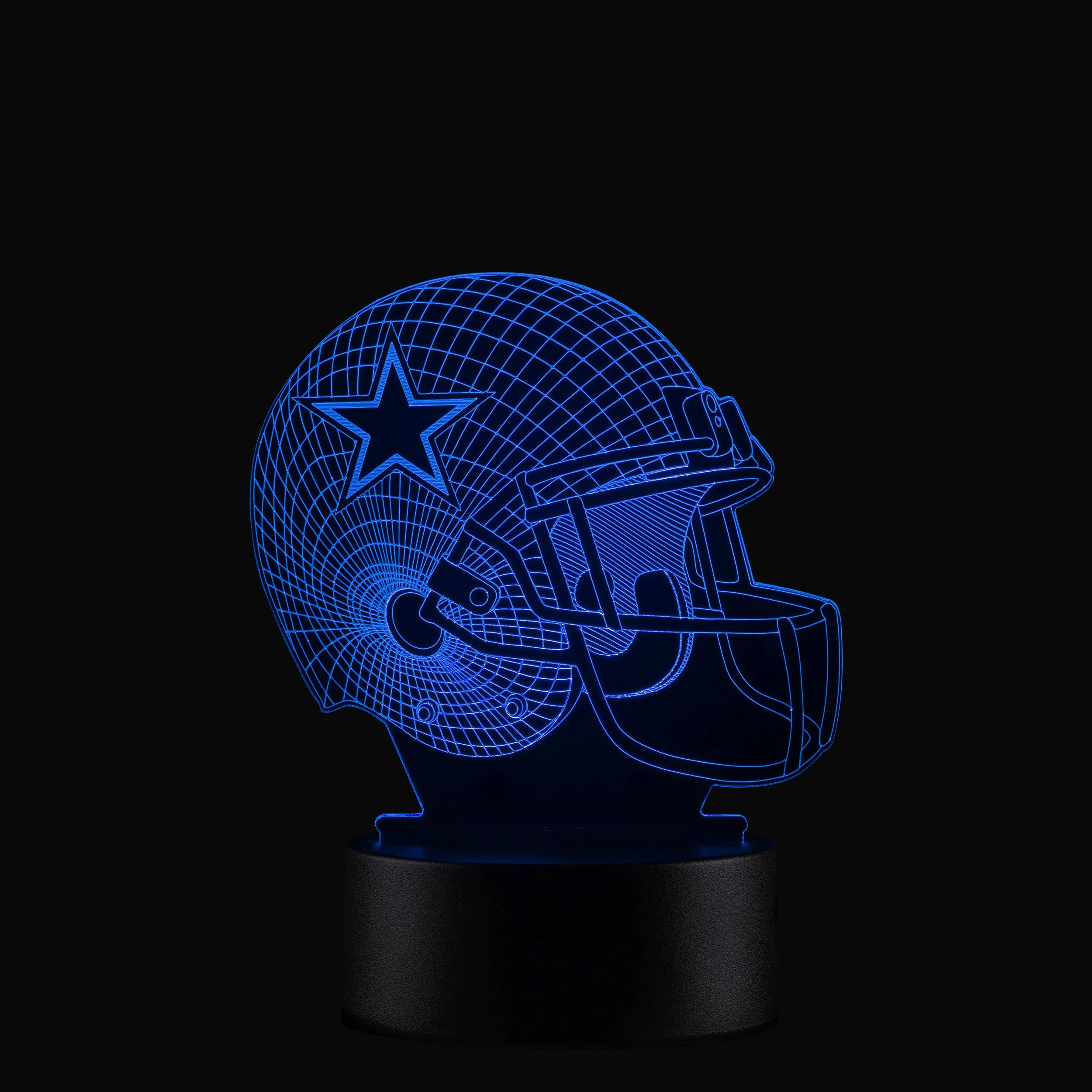 Dallas Cowboys NFL Helmet Desk Light - Image 3