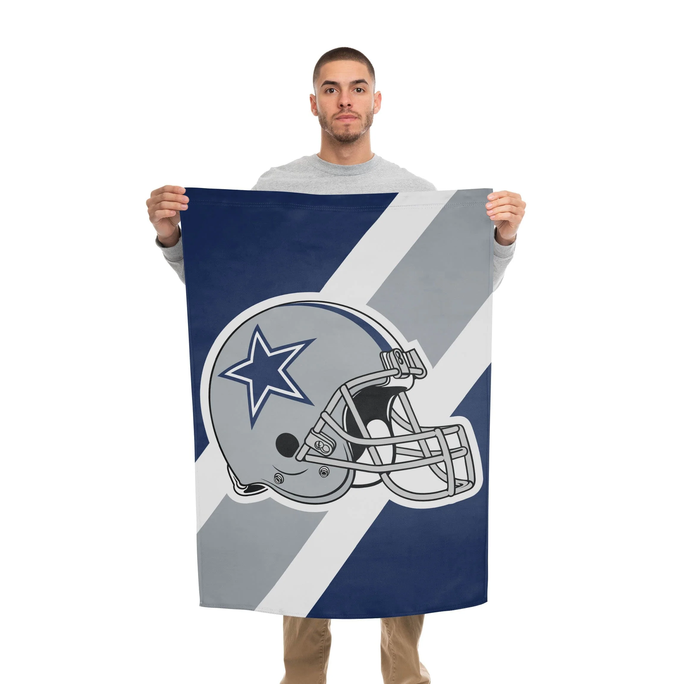 Dallas Cowboys NFL Helmet Vertical Flag - Image 2