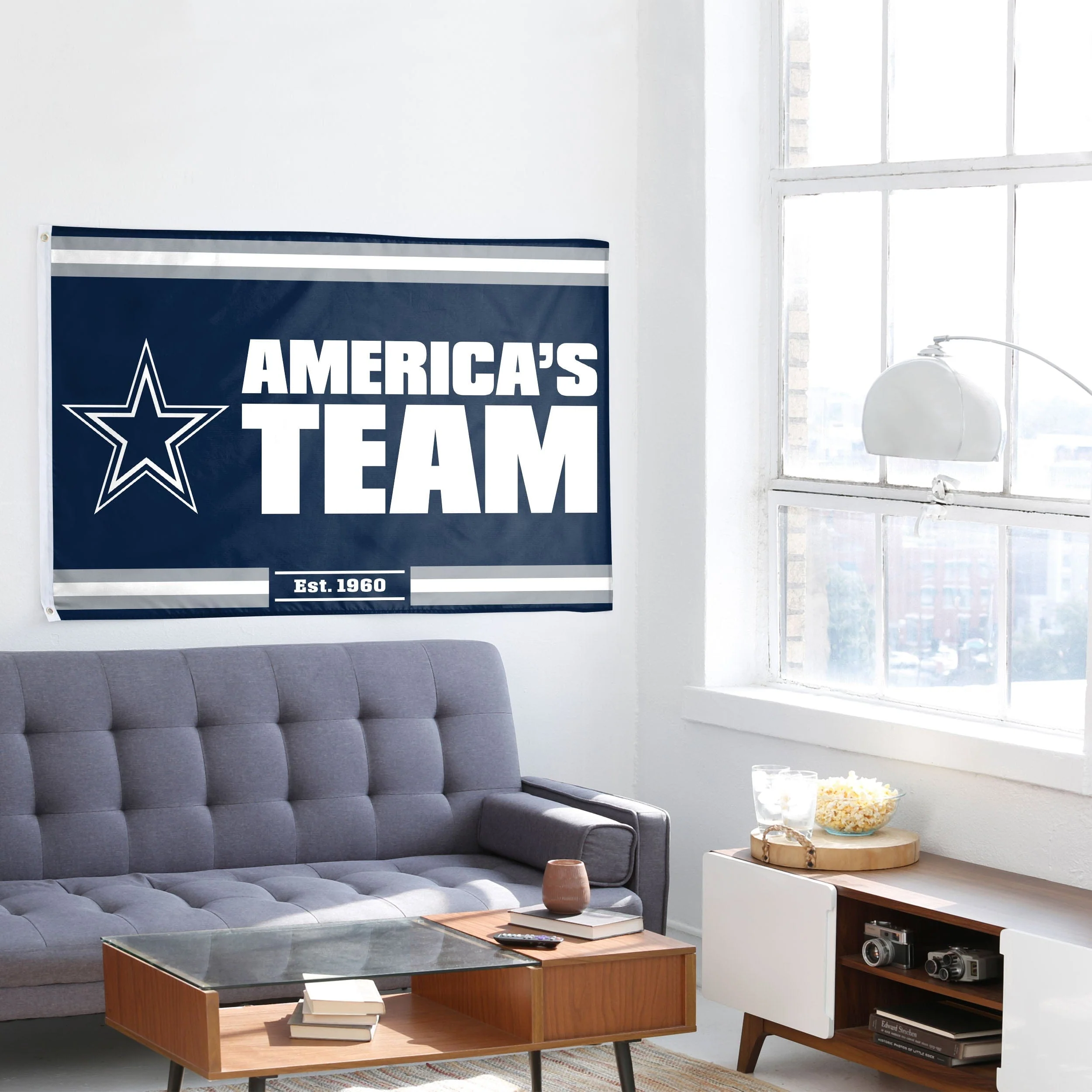 Dallas Cowboys NFL Horizontal Slogan Flag - Image 4