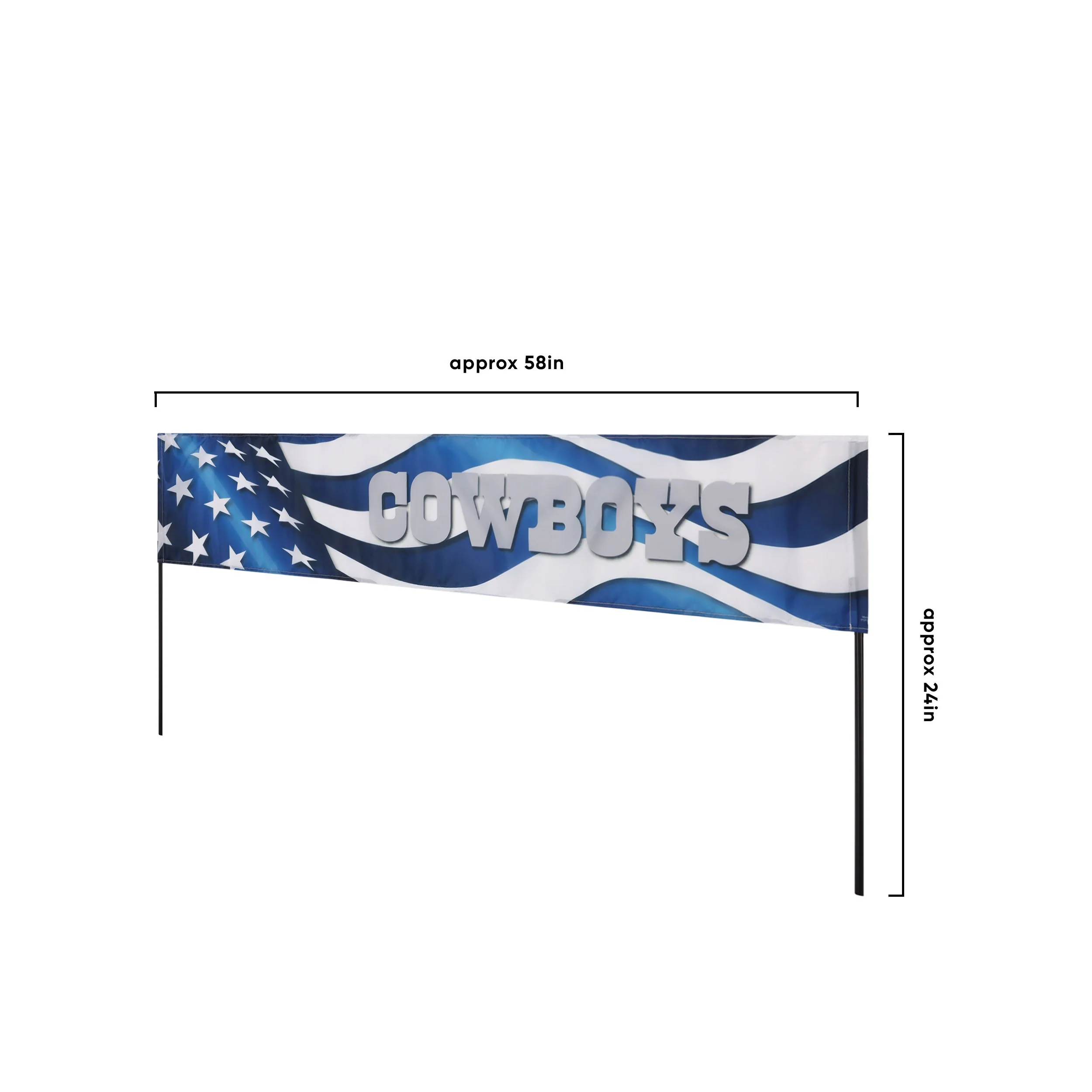 Dallas Cowboys NFL Lawn Banner - Image 2