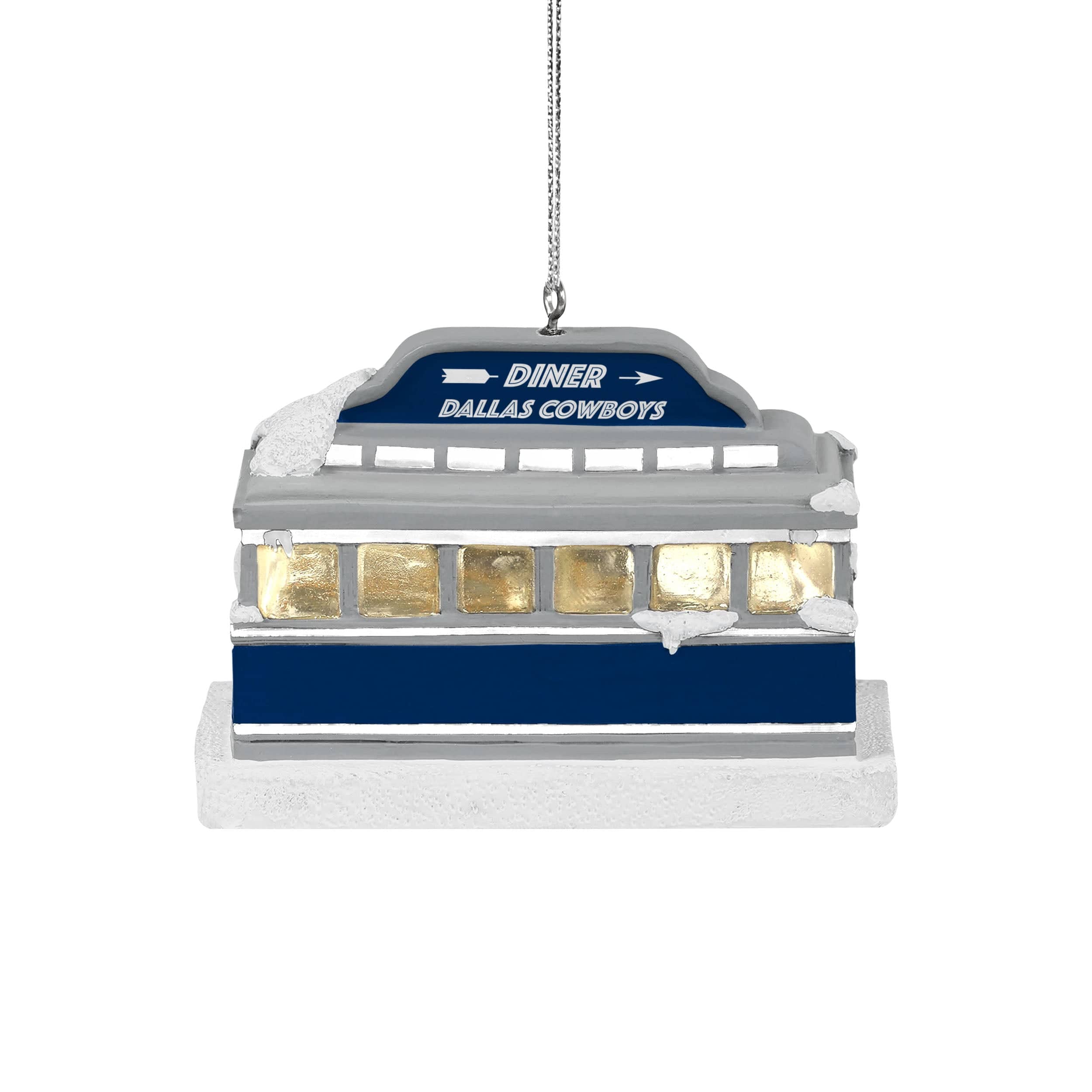 Dallas Cowboys NFL Light Up Diner Ornament - Image 4