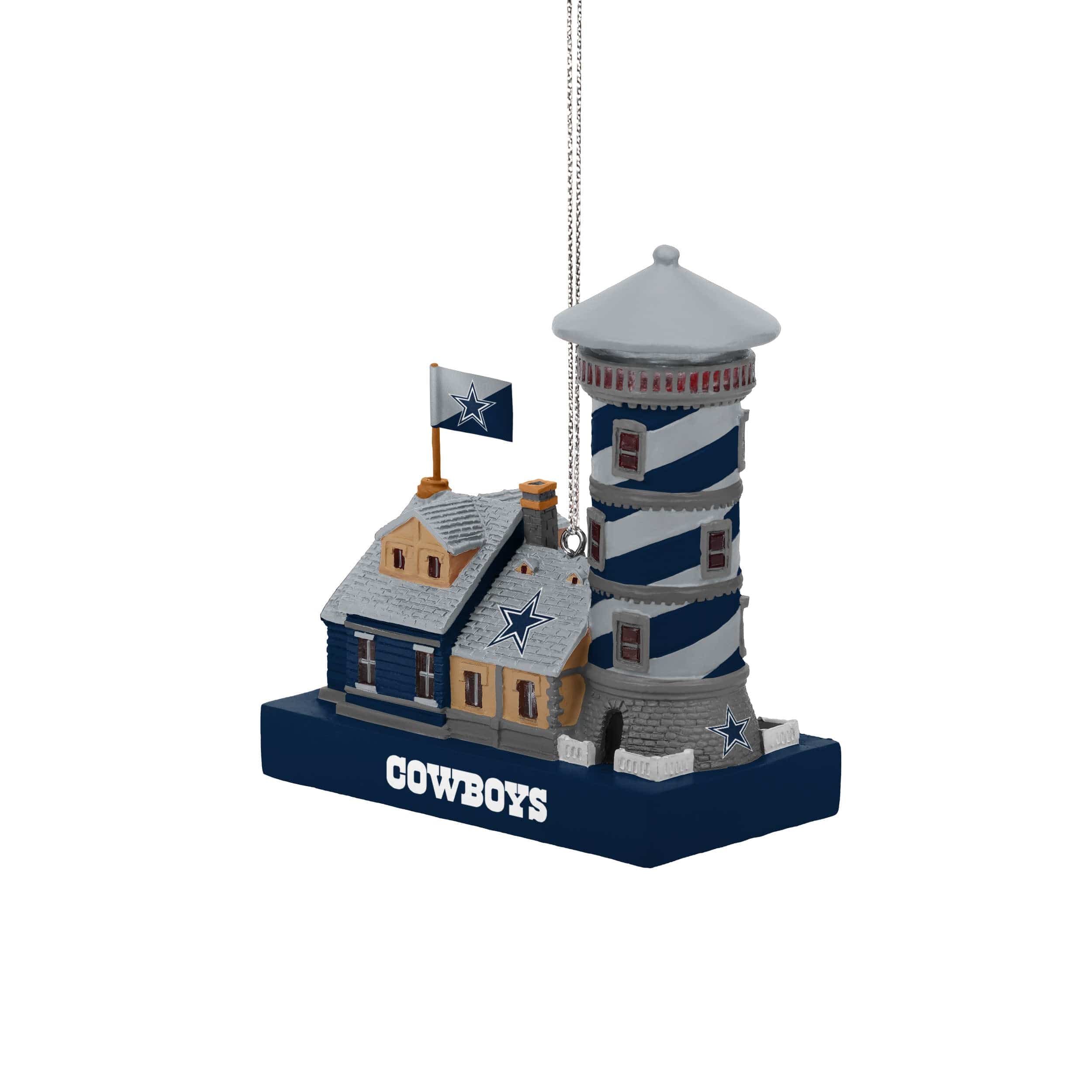 Dallas Cowboys NFL Light Up Resin Lighthouse Ornament - Image 2