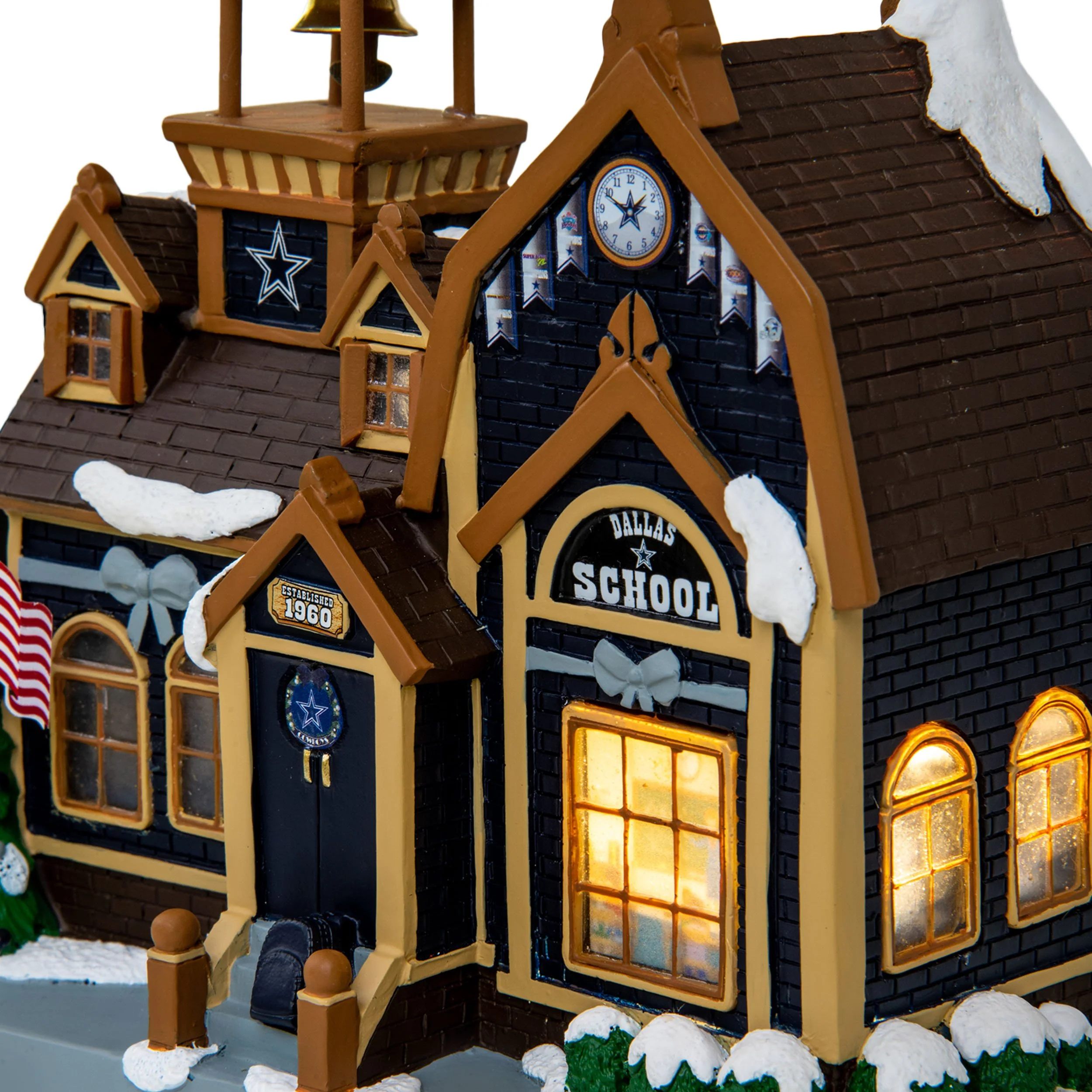 Dallas Cowboys NFL Light Up Team Schoolhouse - Image 3