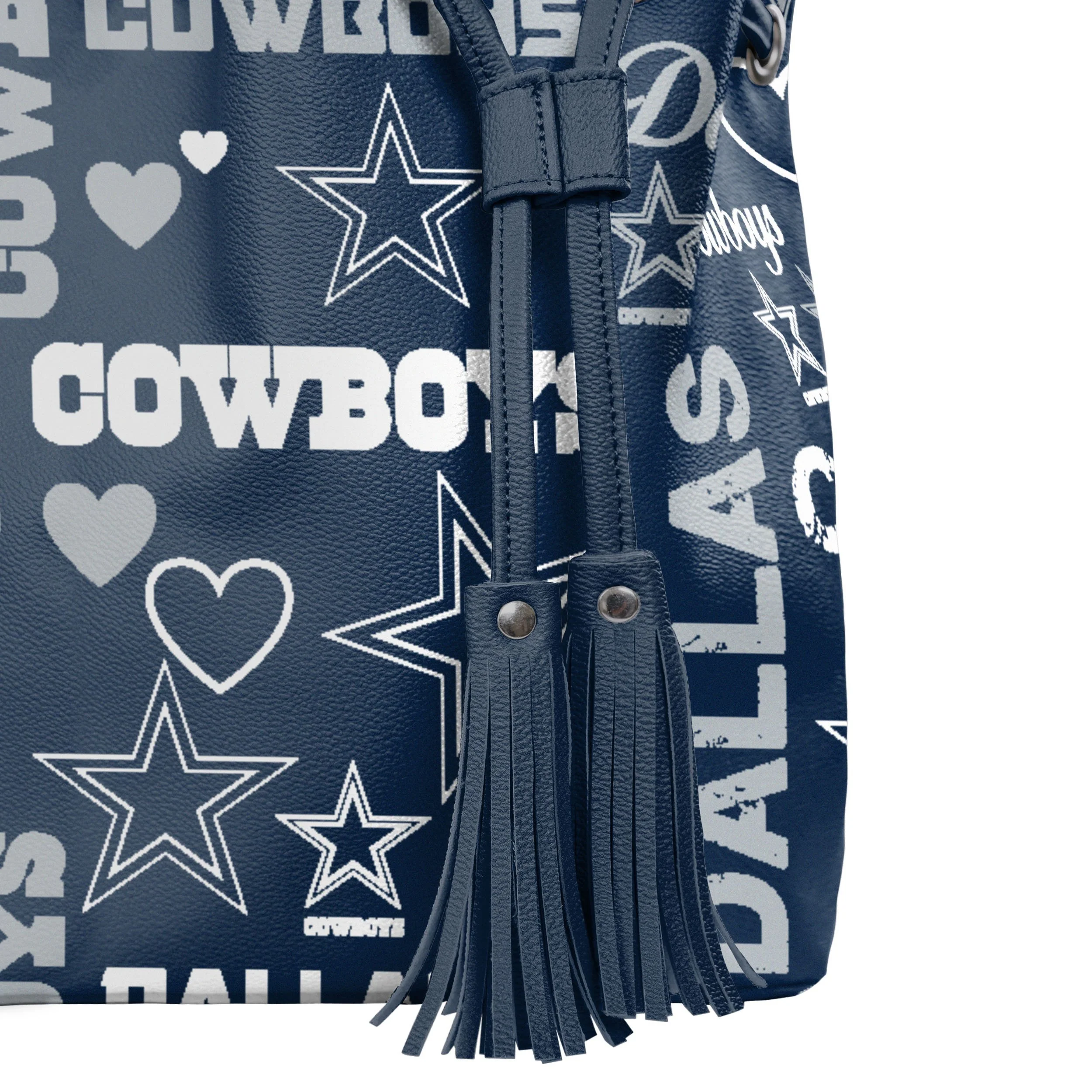 Dallas Cowboys NFL Logo Love Cinch Purse - Image 4