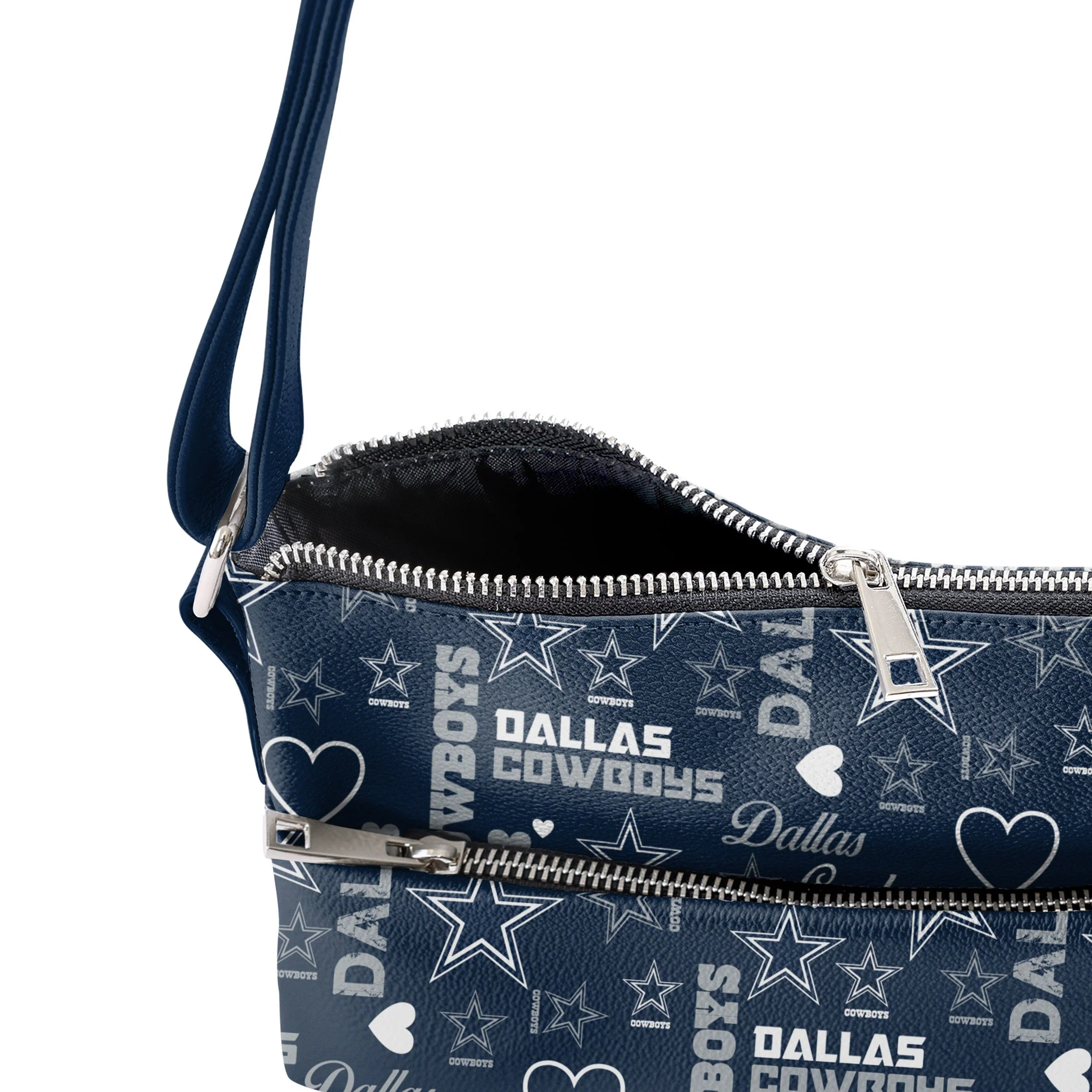 Dallas Cowboys NFL Logo Love Crossbody Purse - Image 4