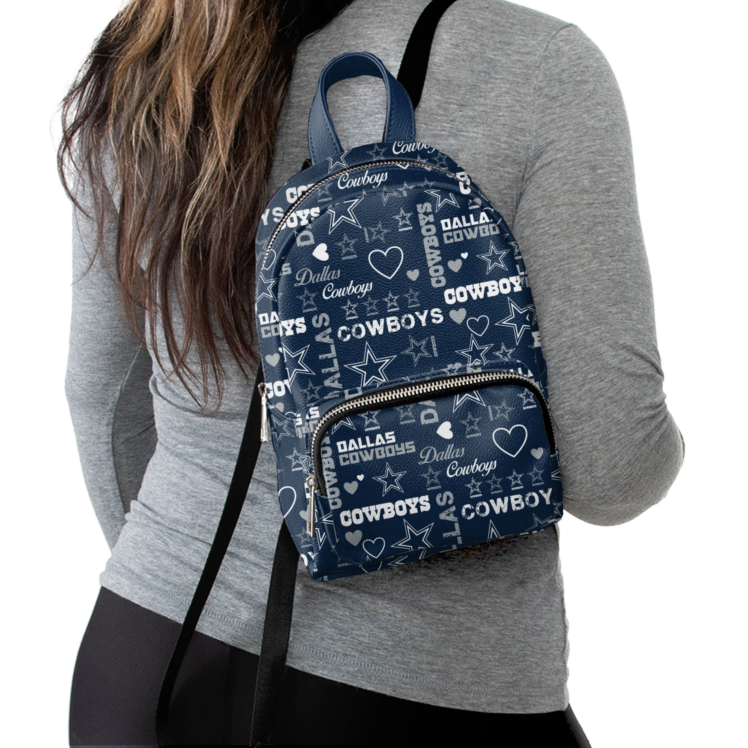 Dallas Cowboys NFL Logo Love Mini Backpack - Image 2