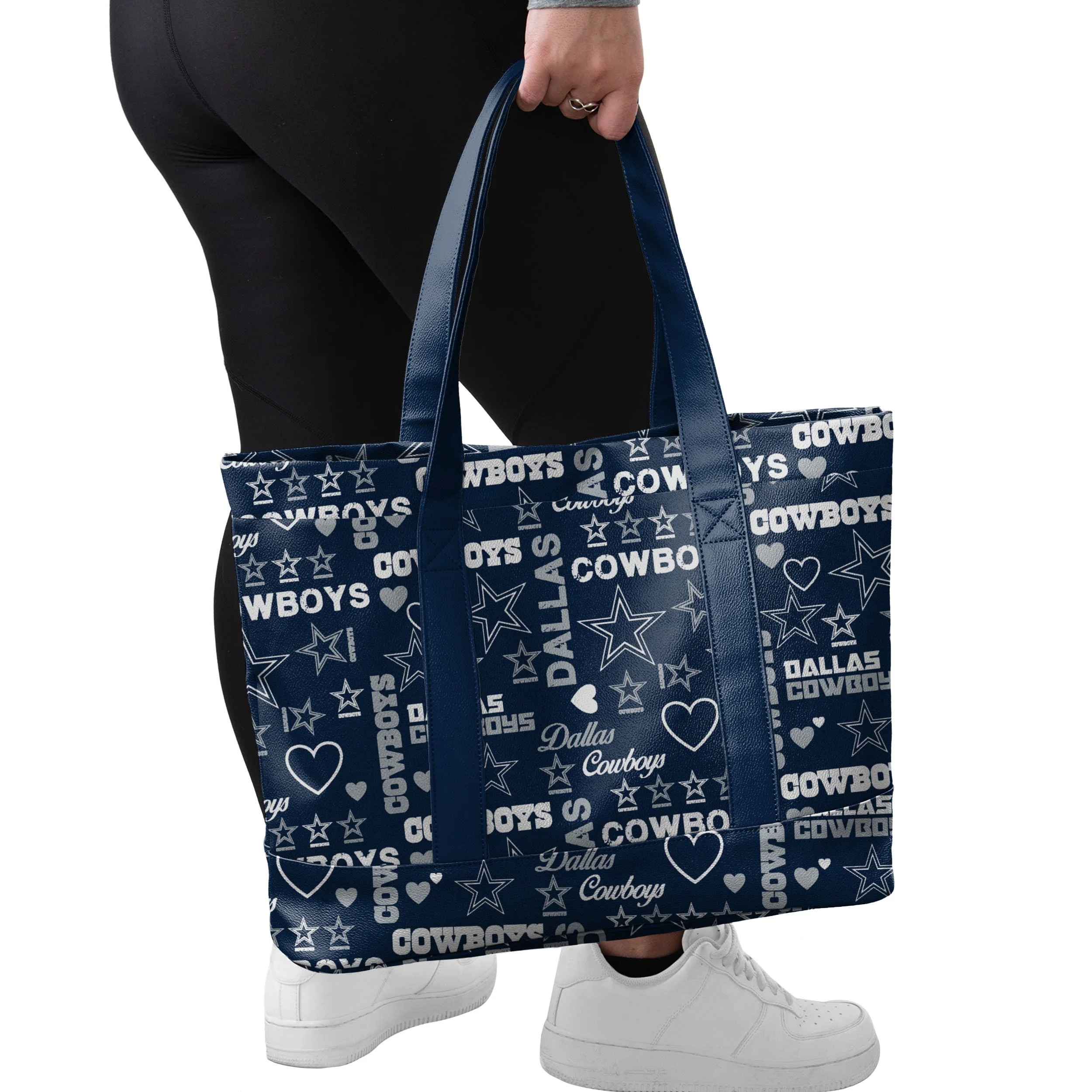 Dallas Cowboys NFL Logo Love Tote Bag - Image 2
