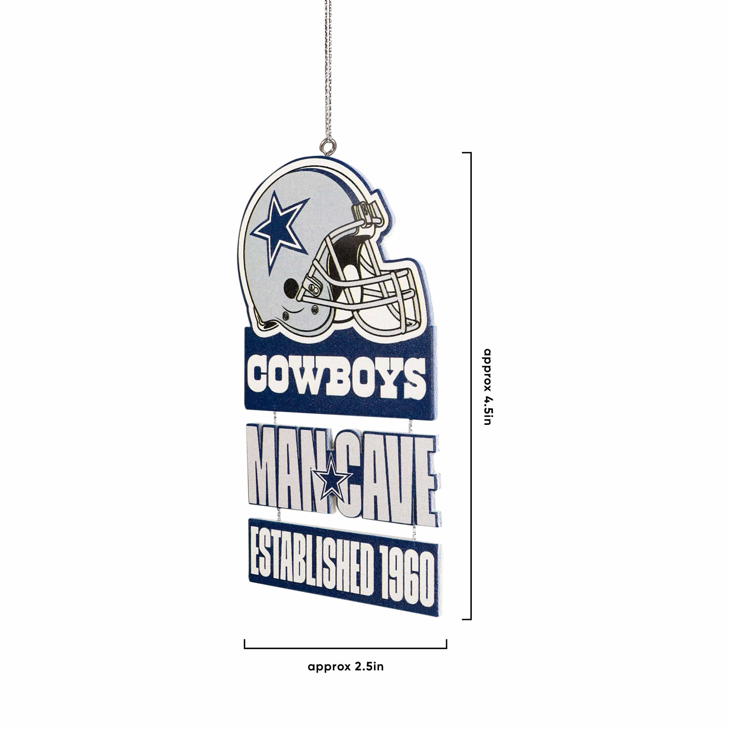 Dallas Cowboys NFL Mancave Sign Ornament - Image 2