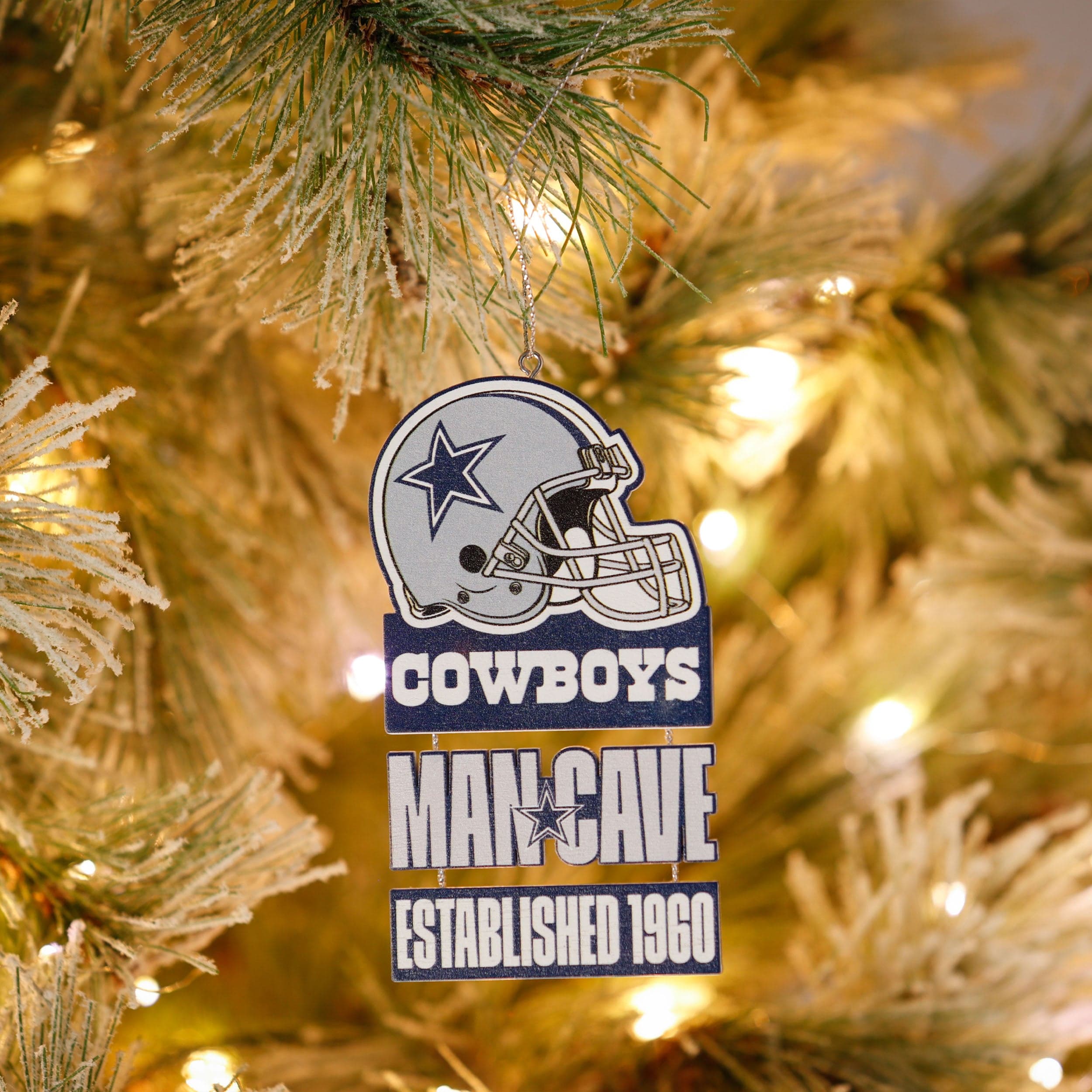 Dallas Cowboys NFL Mancave Sign Ornament - Image 3