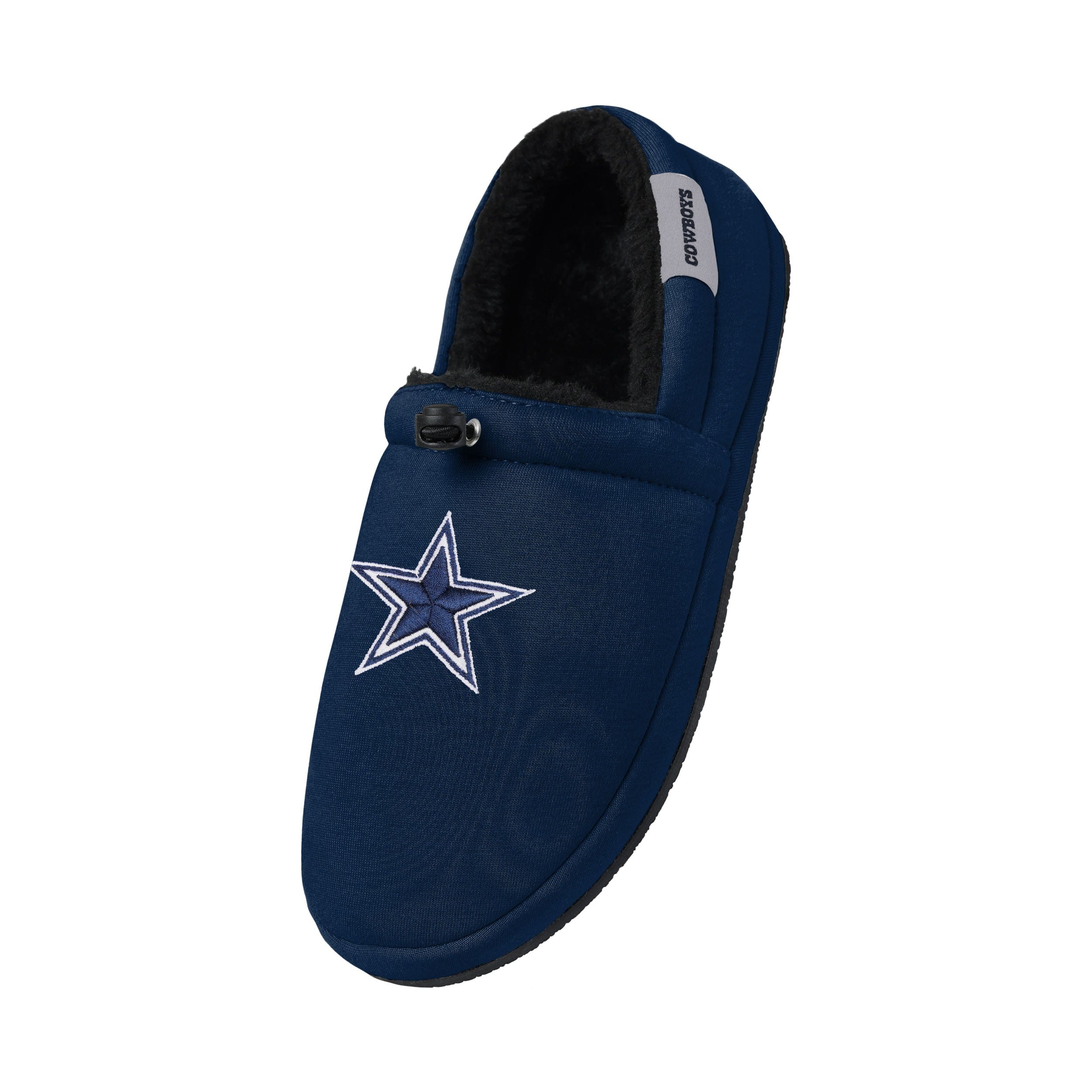 Dallas Cowboys NFL Mens Big Logo Athletic Moccasin Slippers - Image 3