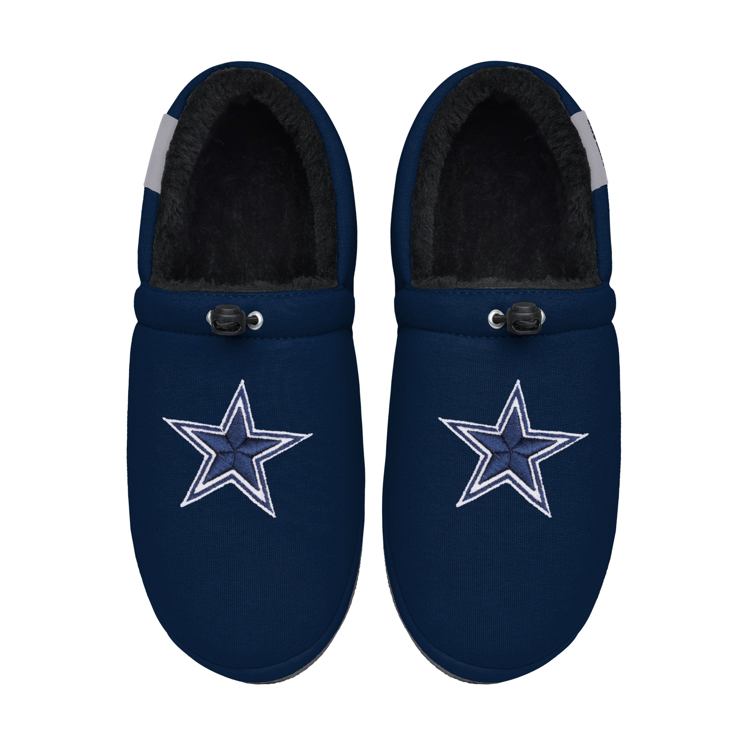 Dallas Cowboys NFL Mens Big Logo Athletic Moccasin Slippers - Image 4