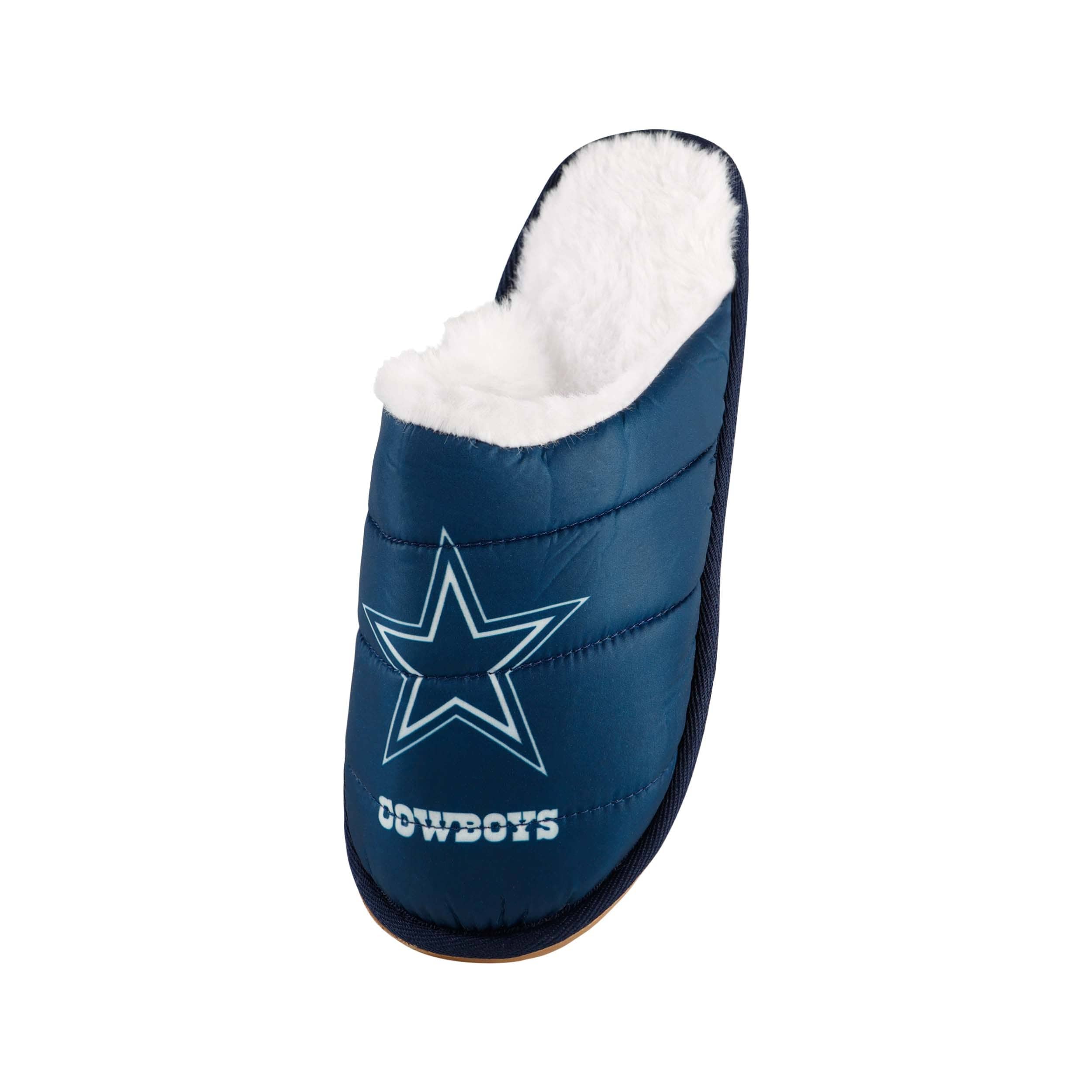 Dallas Cowboys NFL Mens Big Logo Mule Slipper - Image 2