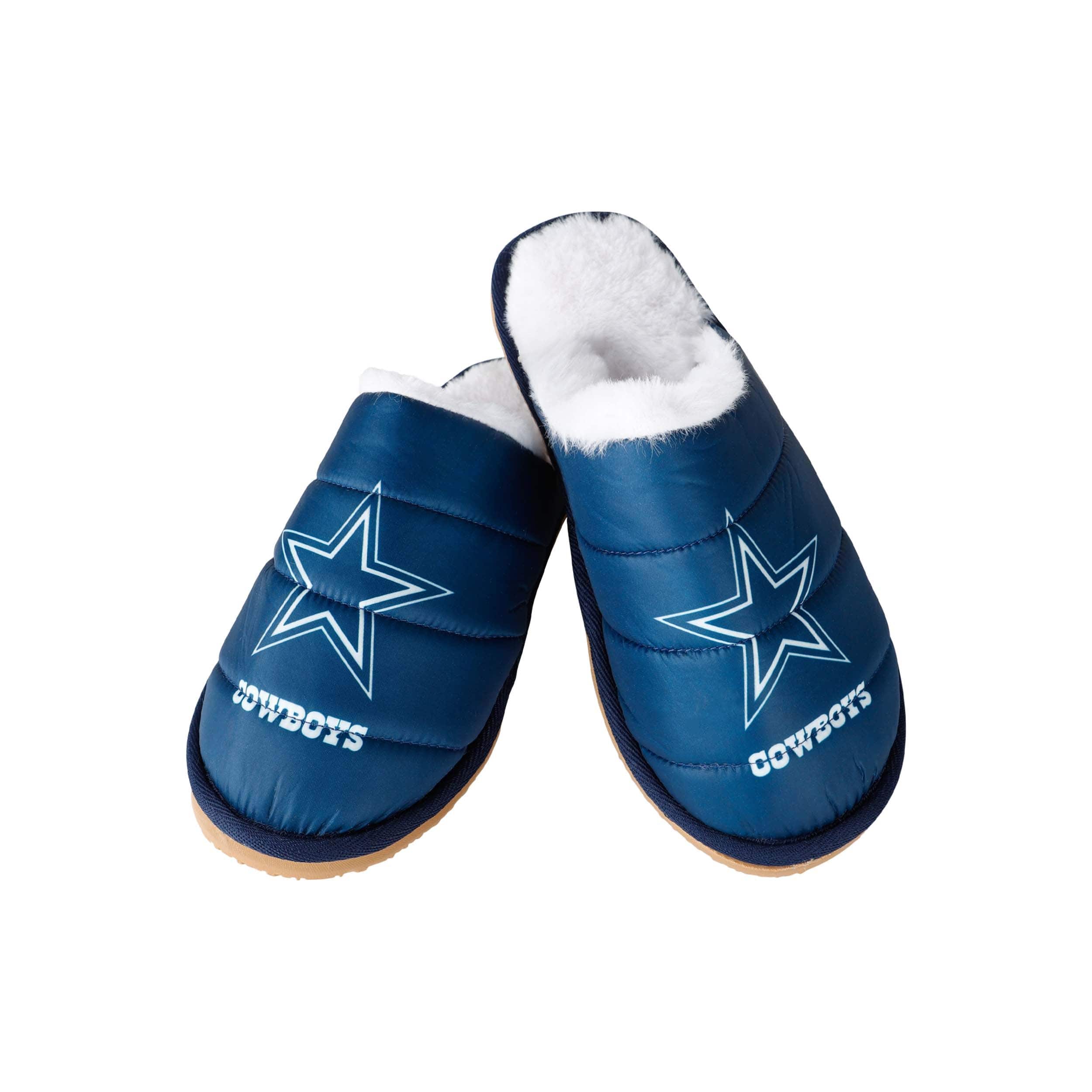 Dallas Cowboys NFL Mens Big Logo Mule Slipper - Image 3