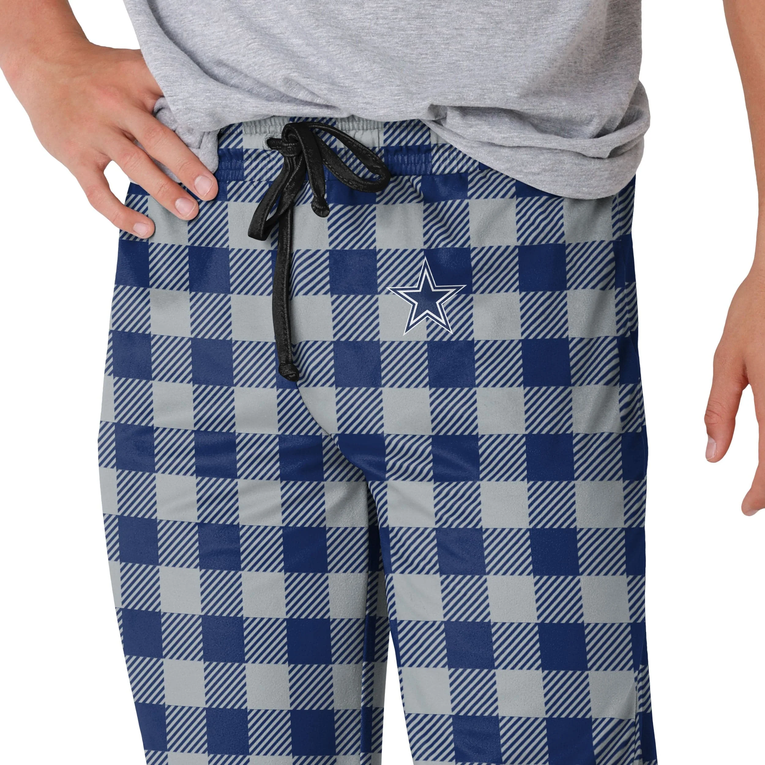 Dallas Cowboys NFL Mens Buffalo Check Lounge Pants - Image 3