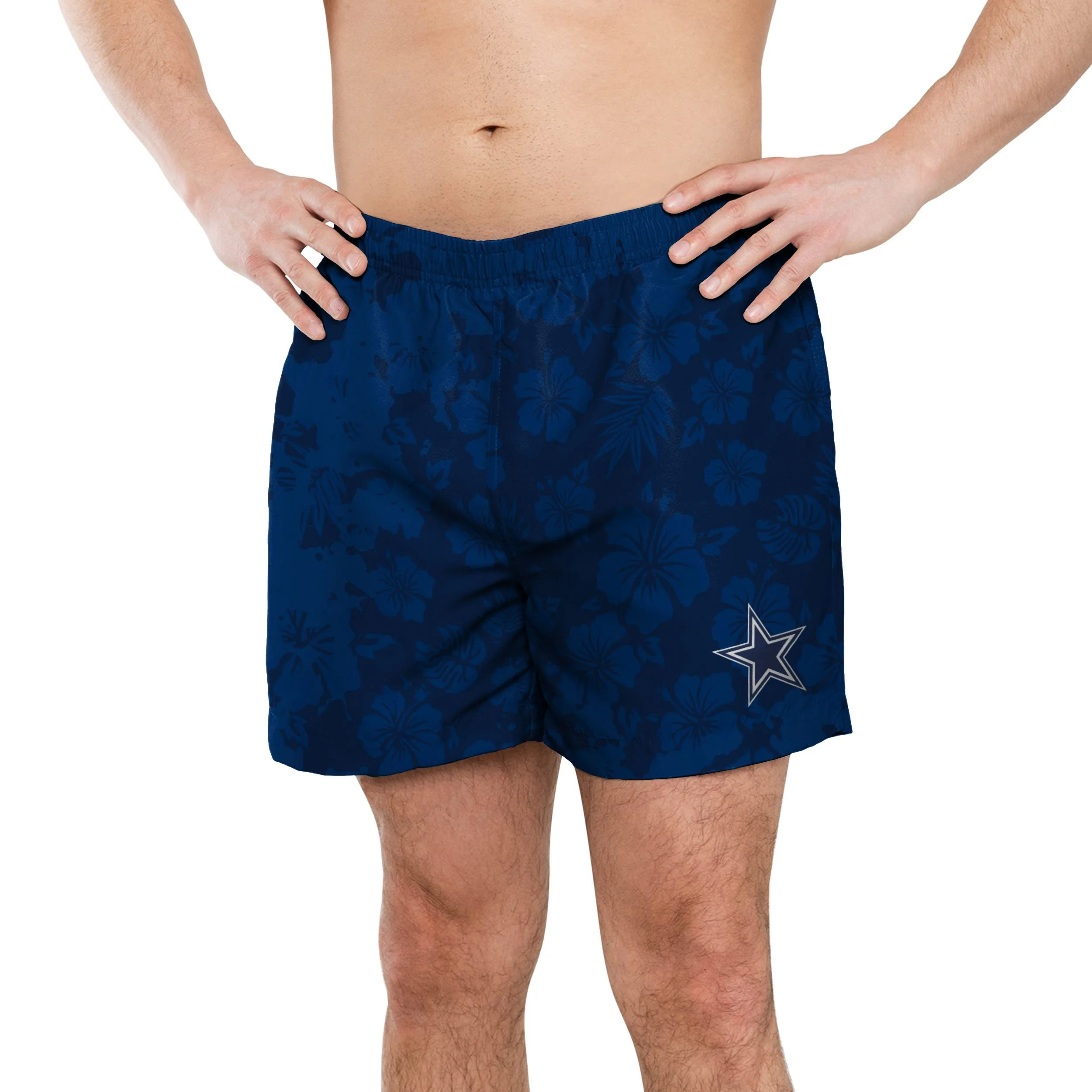 Dallas Cowboys NFL Mens Color Change-Up Swimming Trunks - Image 2