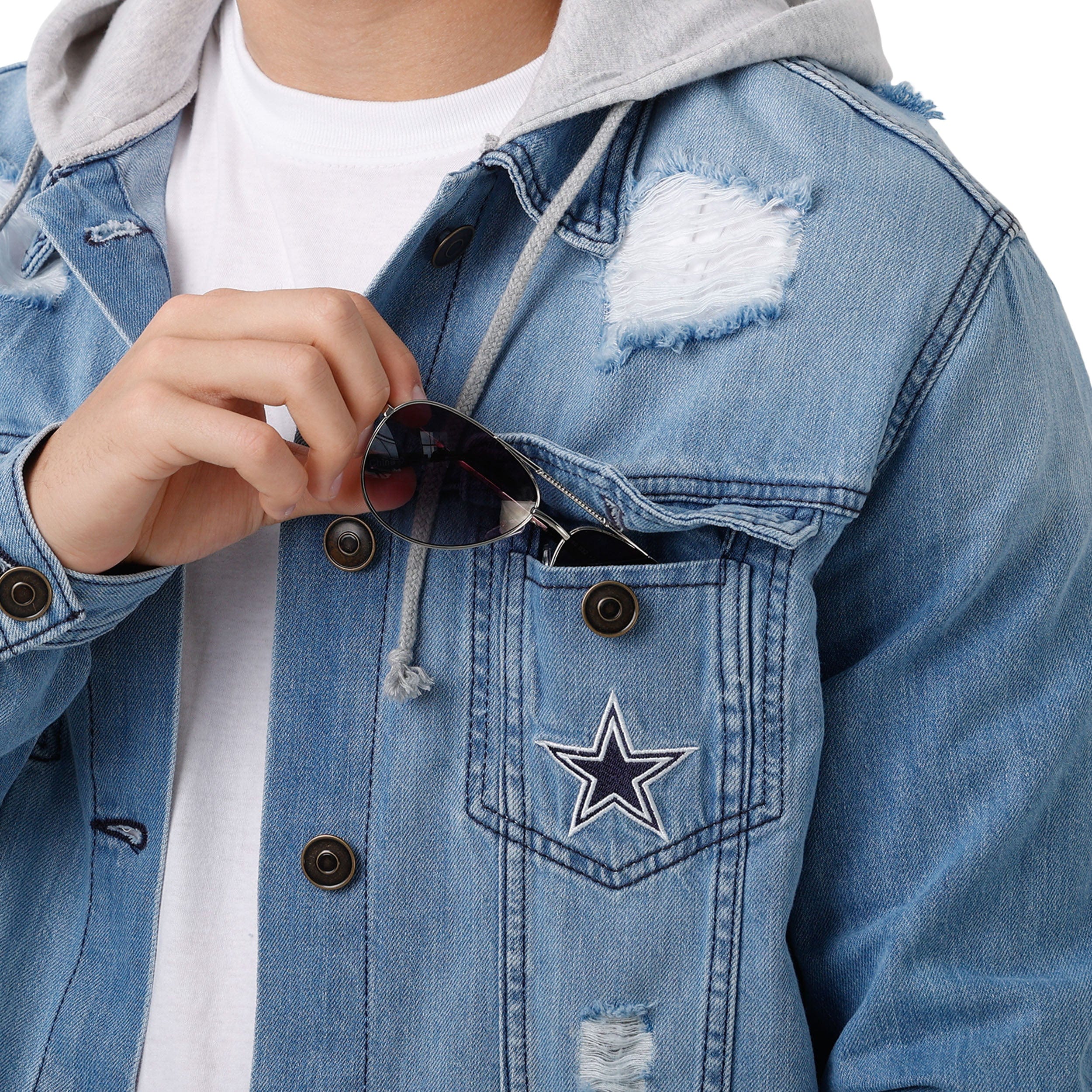 Dallas Cowboys NFL Mens Denim Days Jacket - Image 3