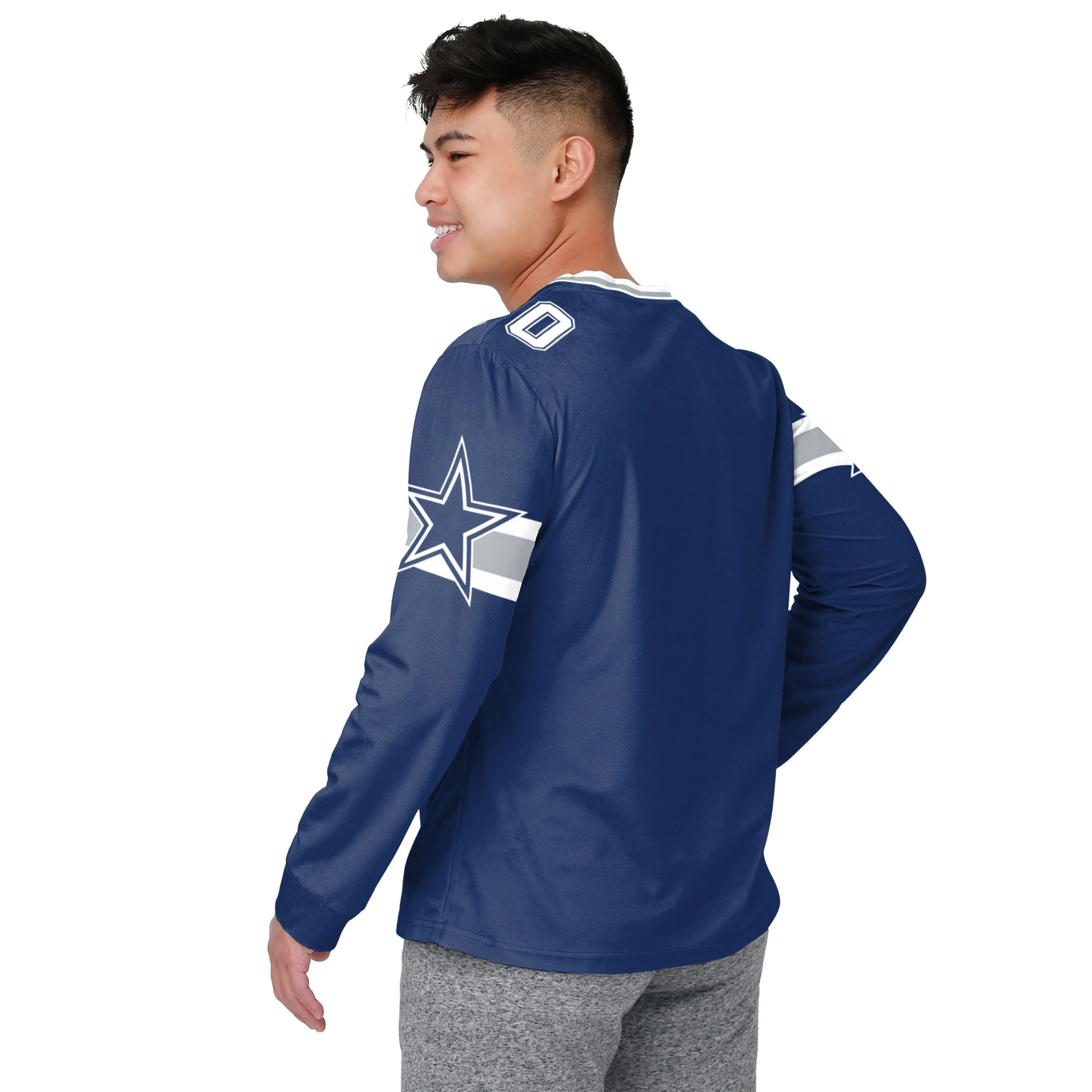 Dallas Cowboys NFL Mens Gameday Ready Lounge Shirt - Image 2