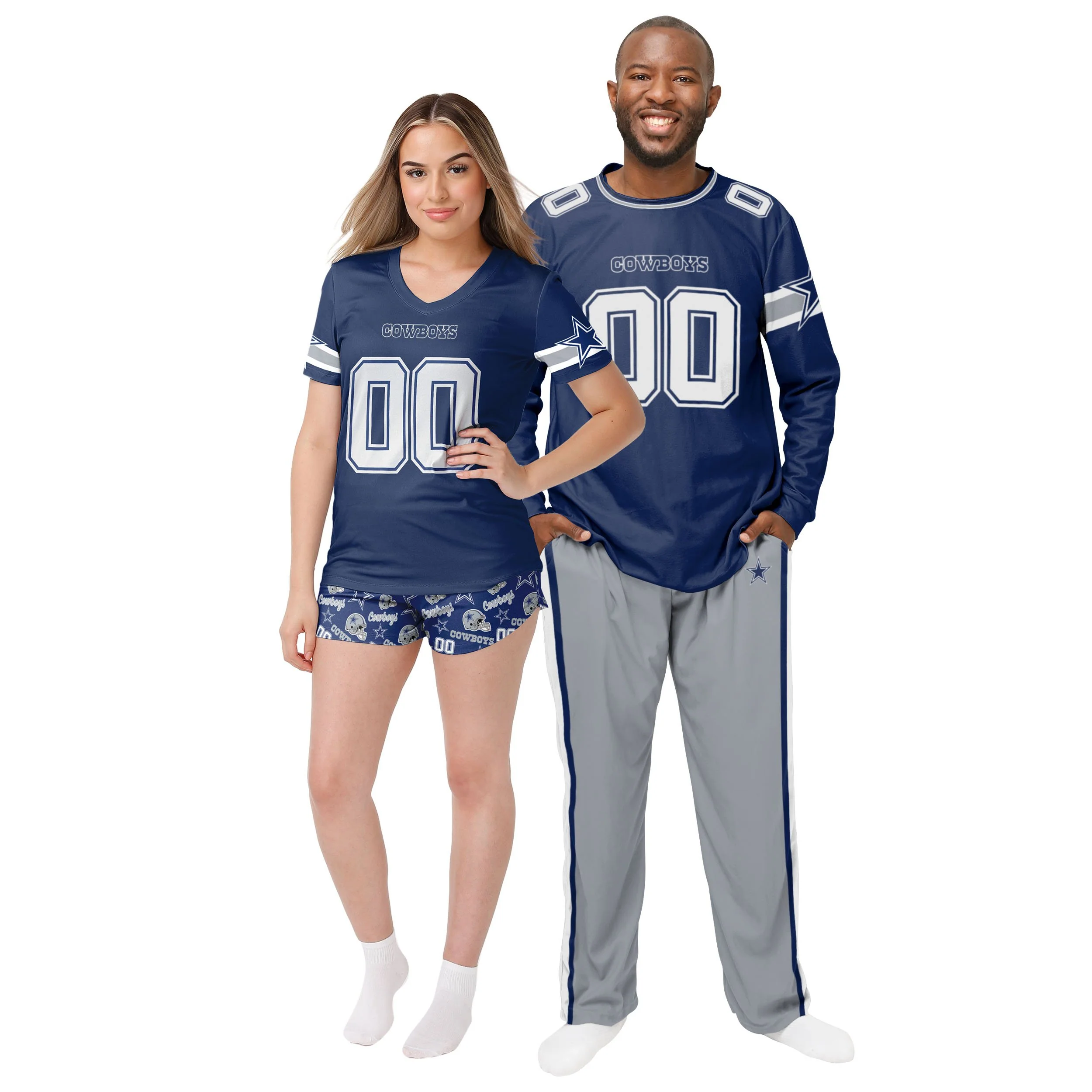 Dallas Cowboys NFL Mens Gameday Ready Pajama Set - Image 3