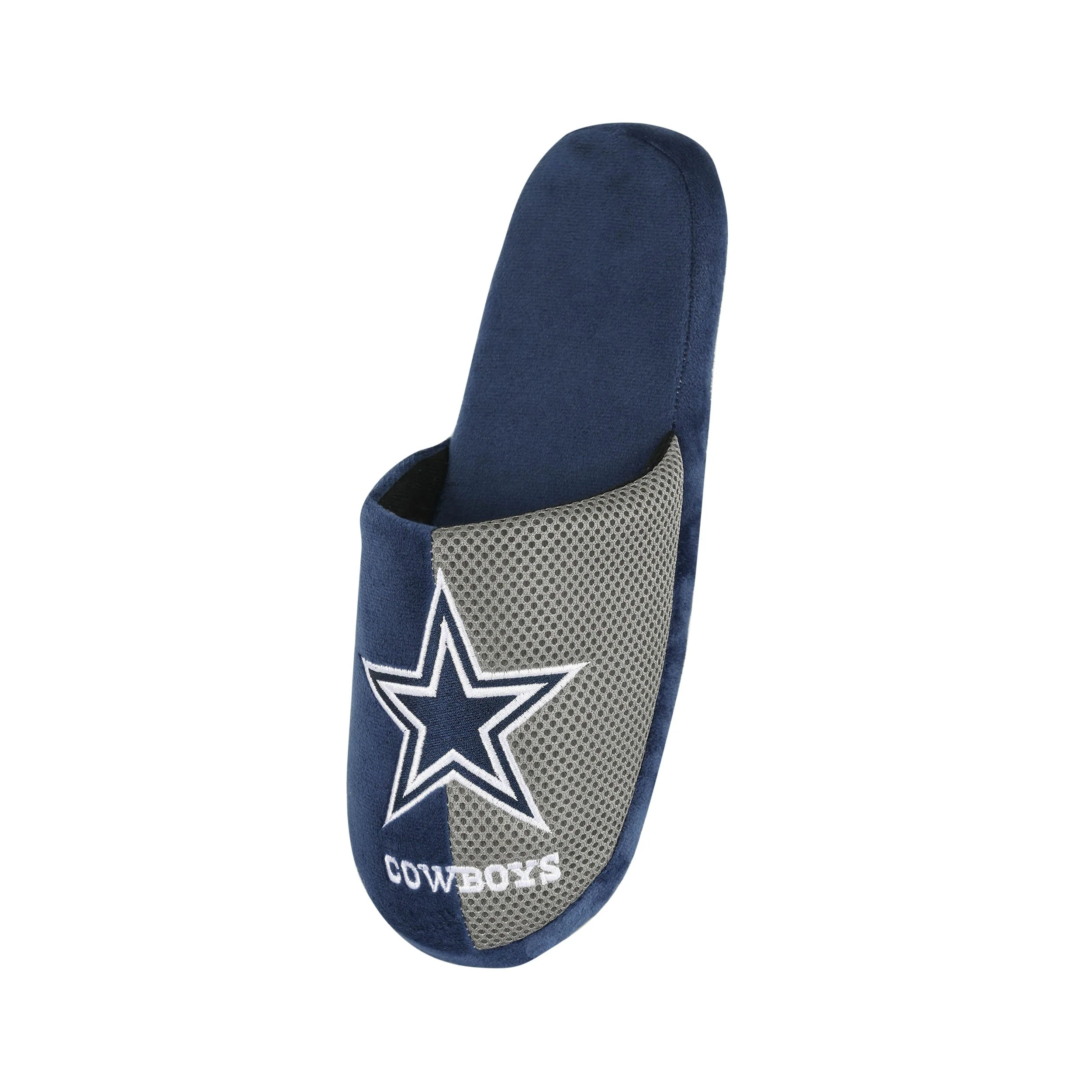 Dallas Cowboys NFL Mens Logo Staycation Slippers - Image 3