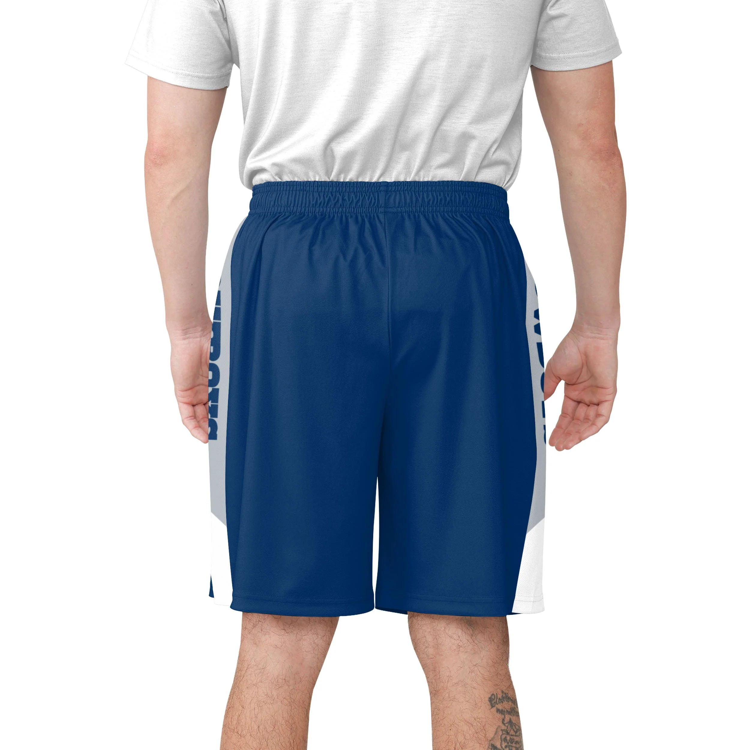 Dallas Cowboys NFL Mens Side Stripe Training Shorts - Image 3