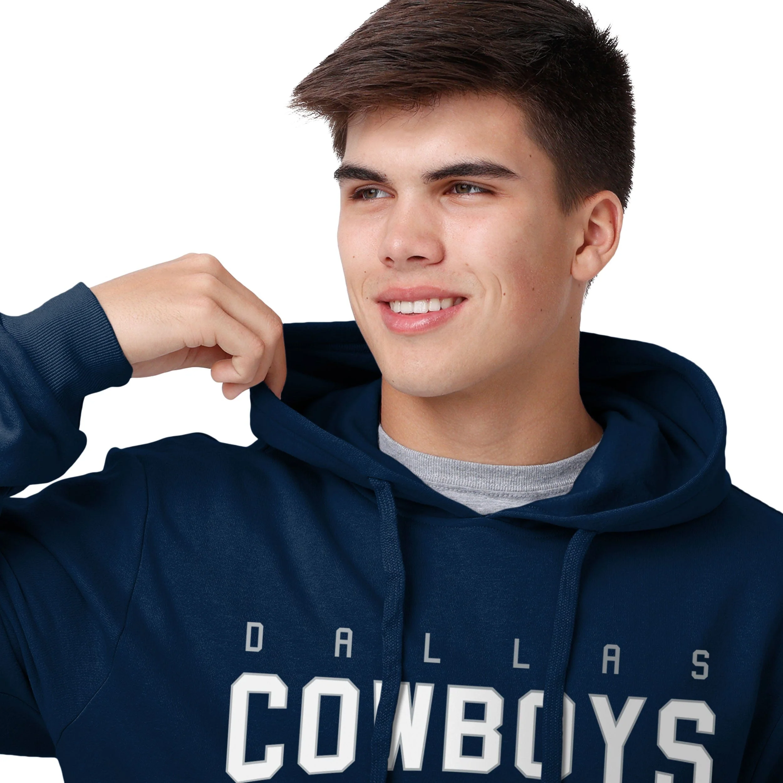 Dallas Cowboys NFL Mens Solid Hoodie - Image 4