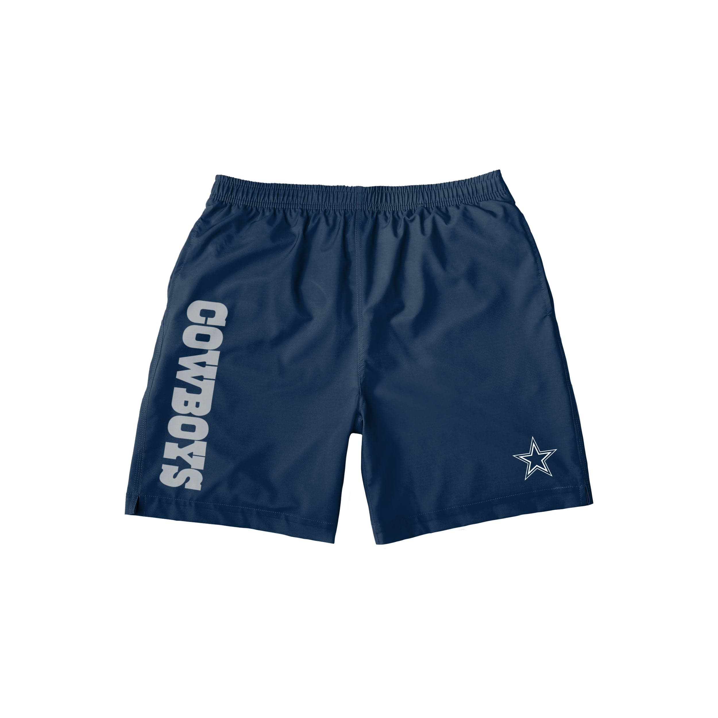 Dallas Cowboys NFL Mens Solid Wordmark Traditional Swimming Trunks - Image 4