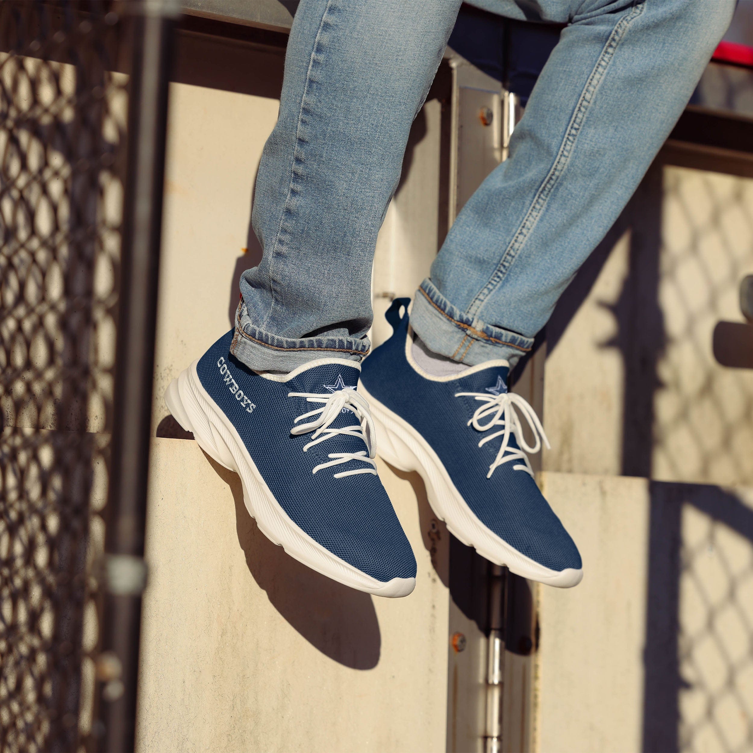 Dallas Cowboys NFL Mens Team Color Sneakers - Image 4