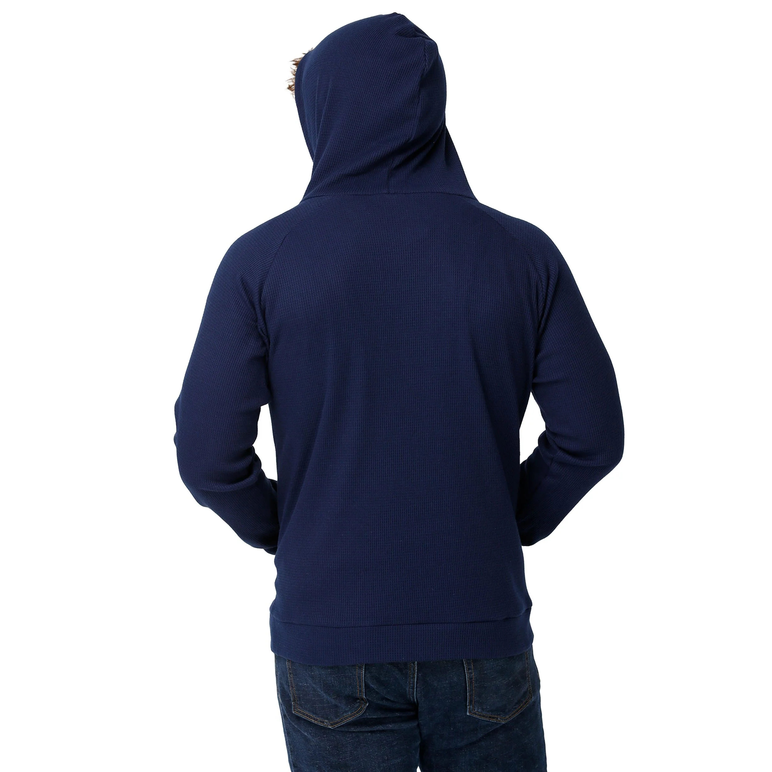 Dallas Cowboys NFL Mens Team Color Waffle Hoodie - Image 2