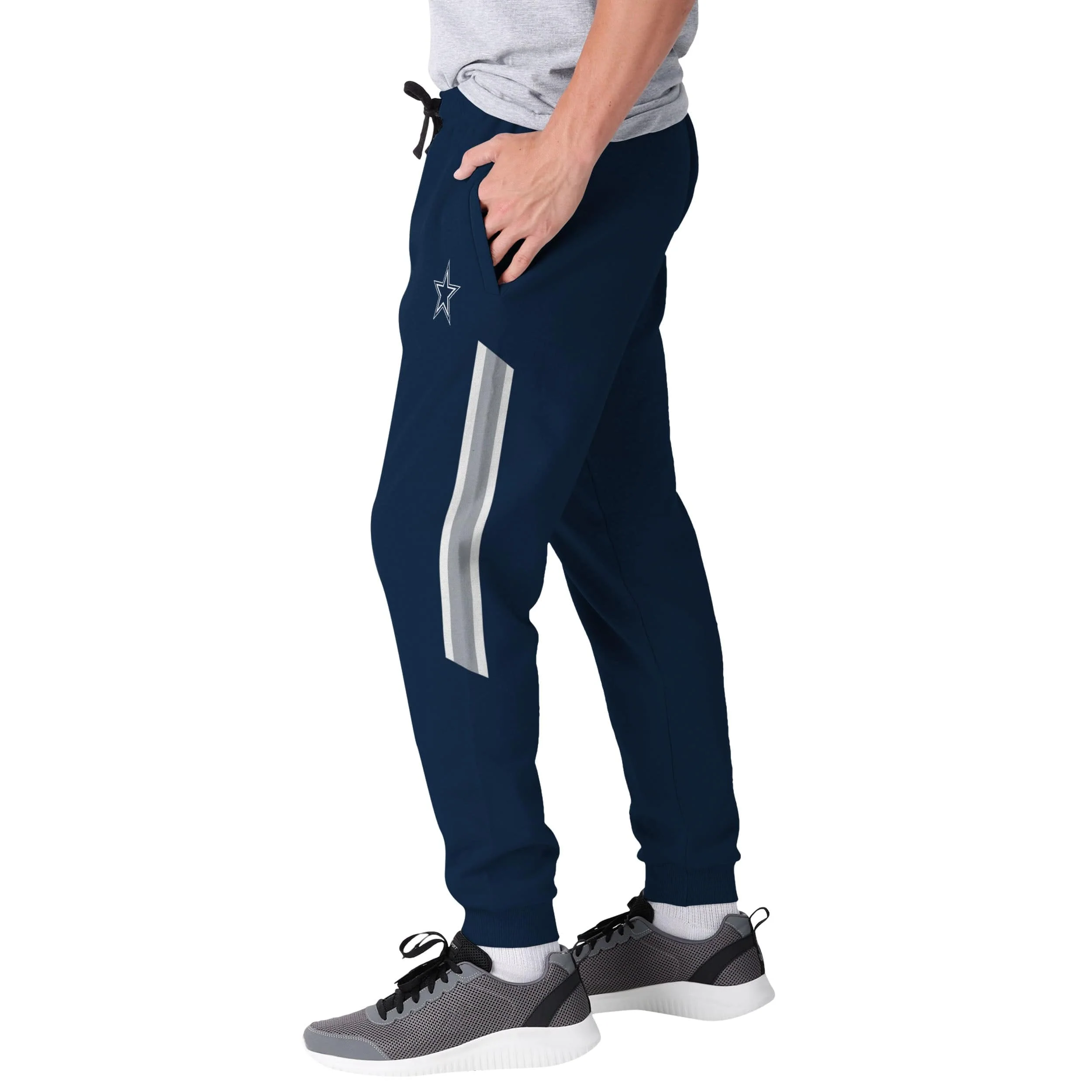 Dallas Cowboys NFL Mens Team Stripe Joggers - Image 3