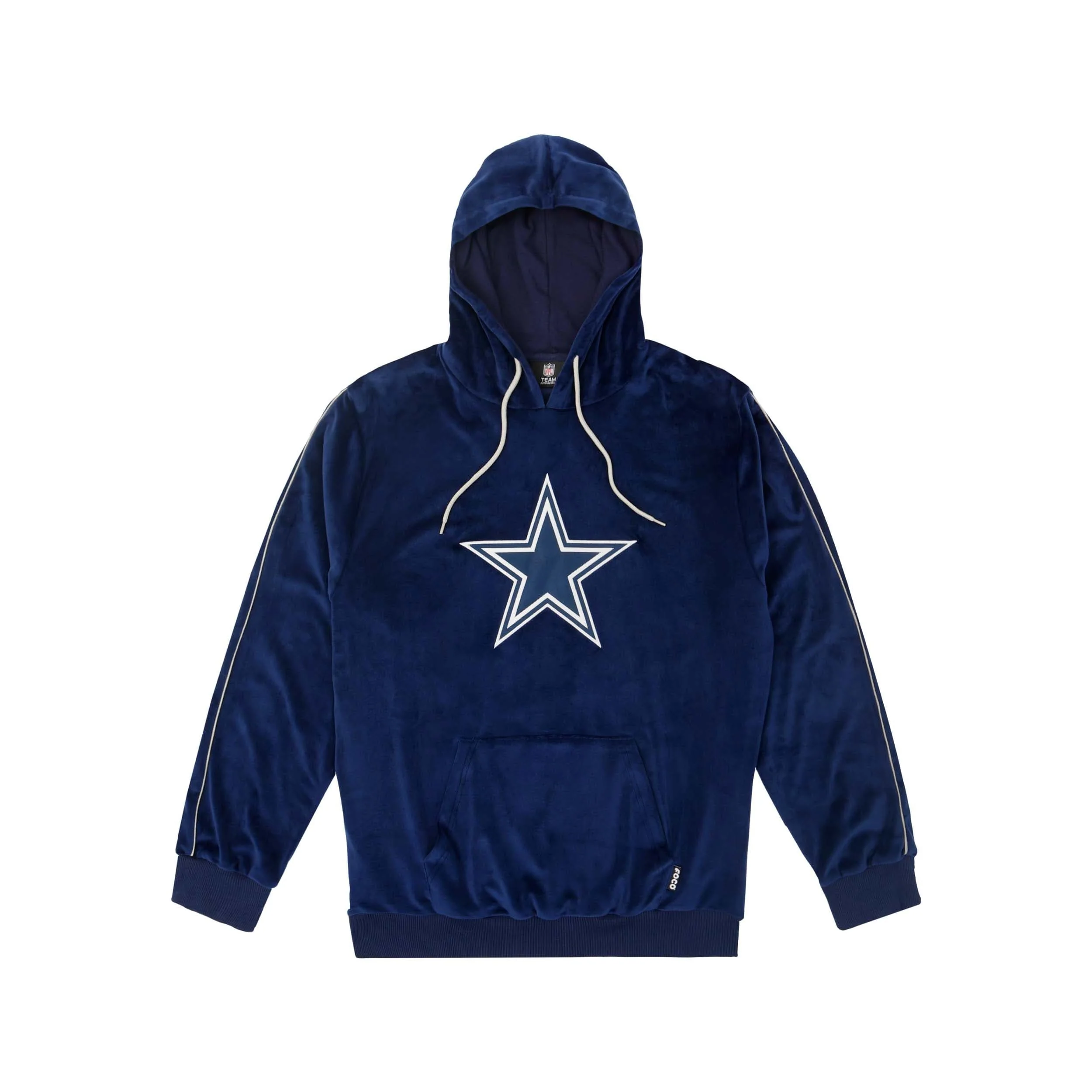 Dallas Cowboys NFL Mens Velour Hooded Sweatshirt - Image 5