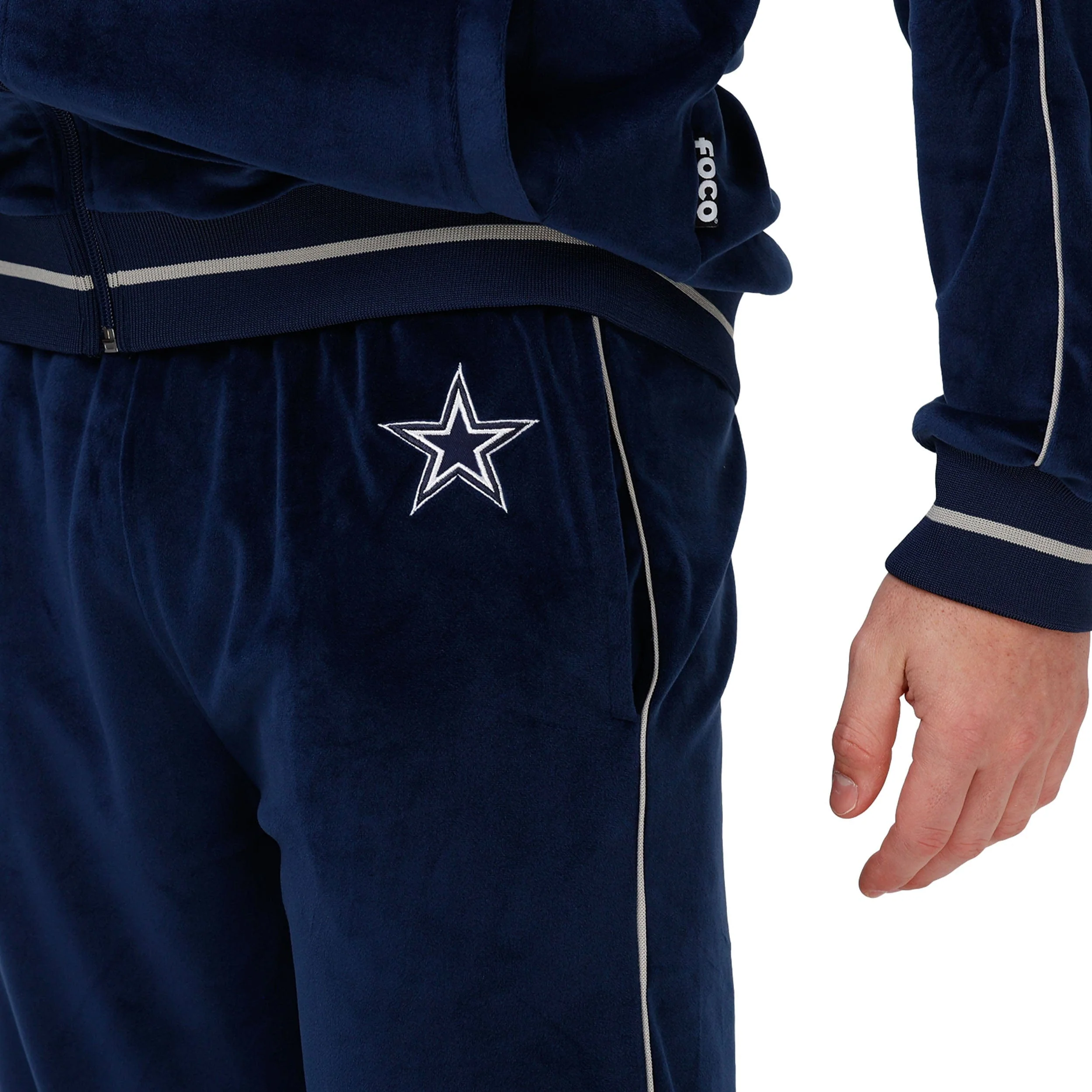 Dallas Cowboys NFL Mens Velour Pants - Image 3