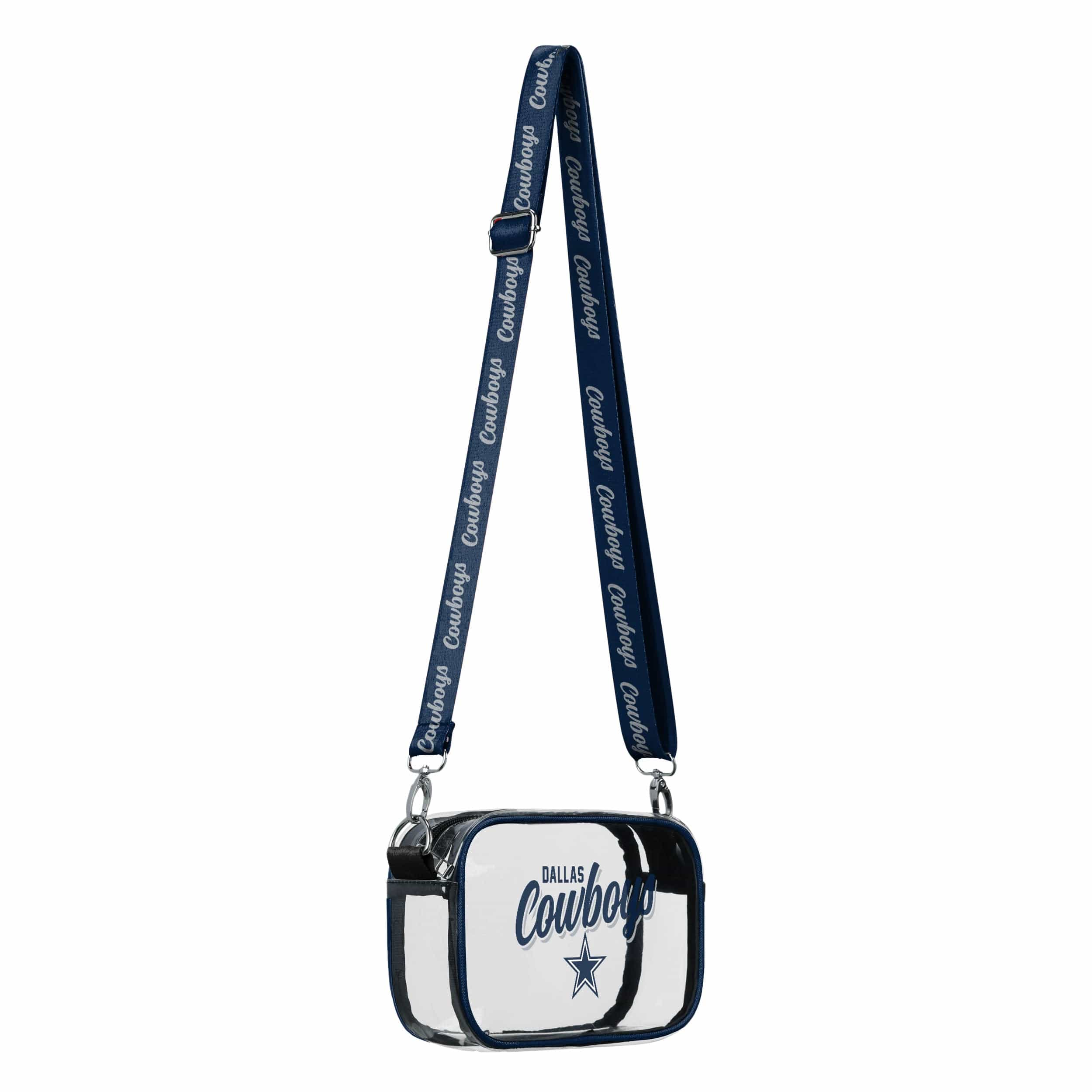Dallas Cowboys NFL Monty Script Clear Crossbody Bag - Image 2
