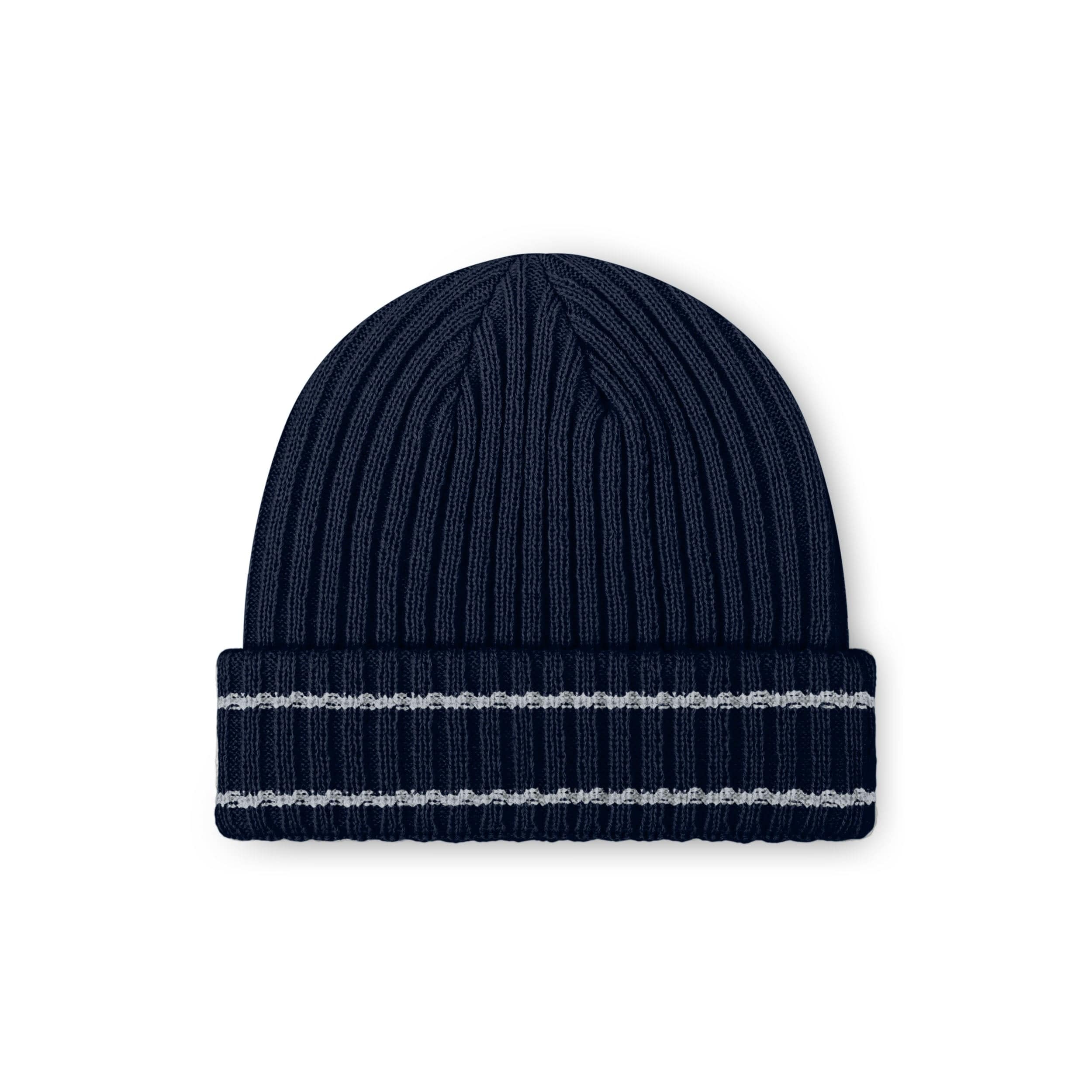 Dallas Cowboys NFL Navy Primary Logo Ribbed Beanie - Image 2