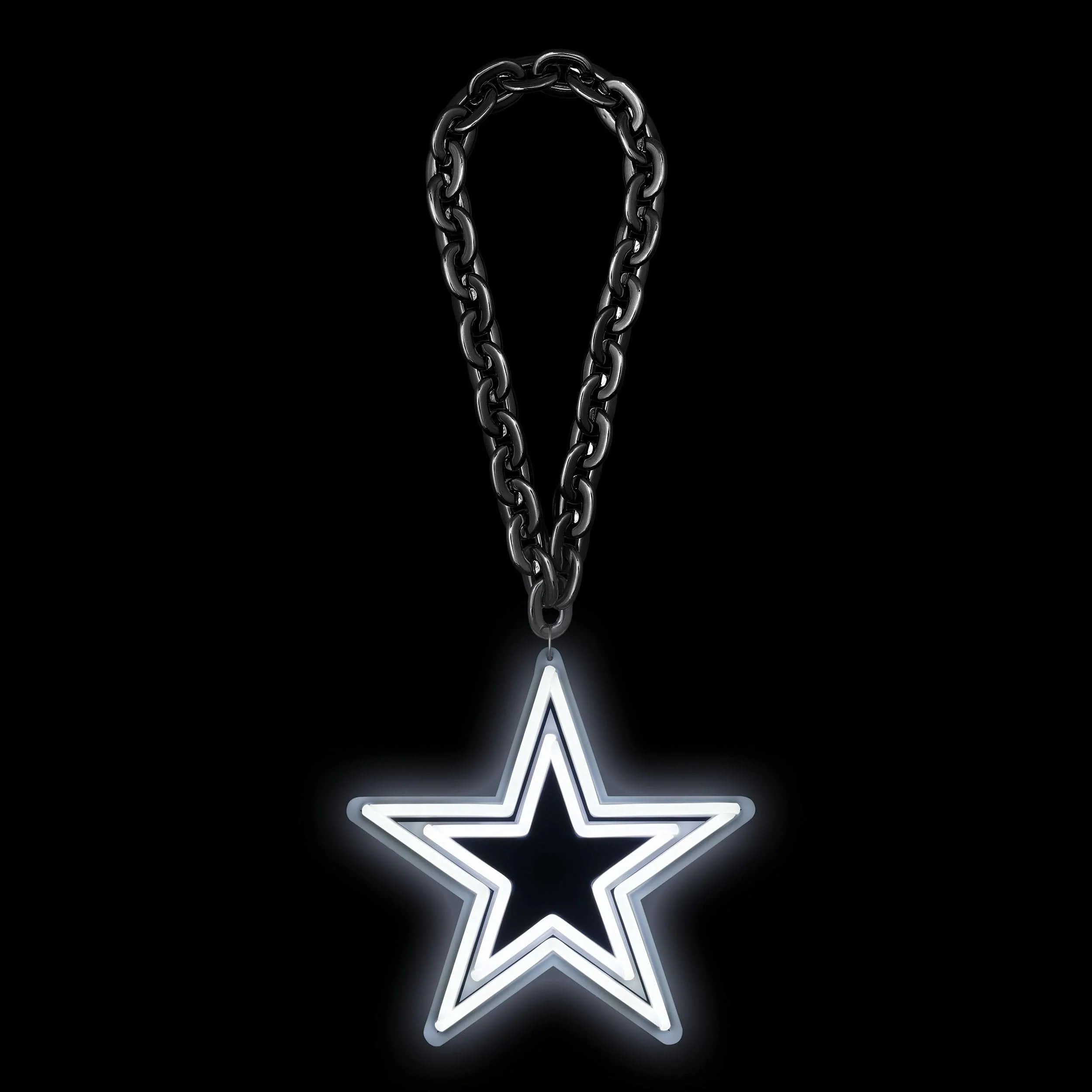 Dallas Cowboys NFL Neon Light Up Big Logo Chain - Image 2