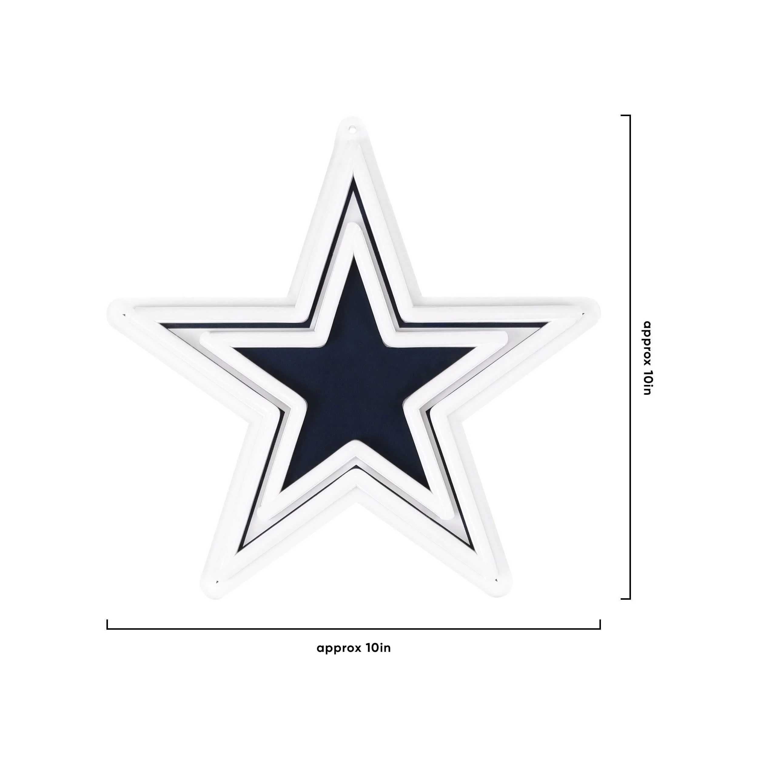 Dallas Cowboys NFL Neon Light Up Big Logo Chain - Image 5
