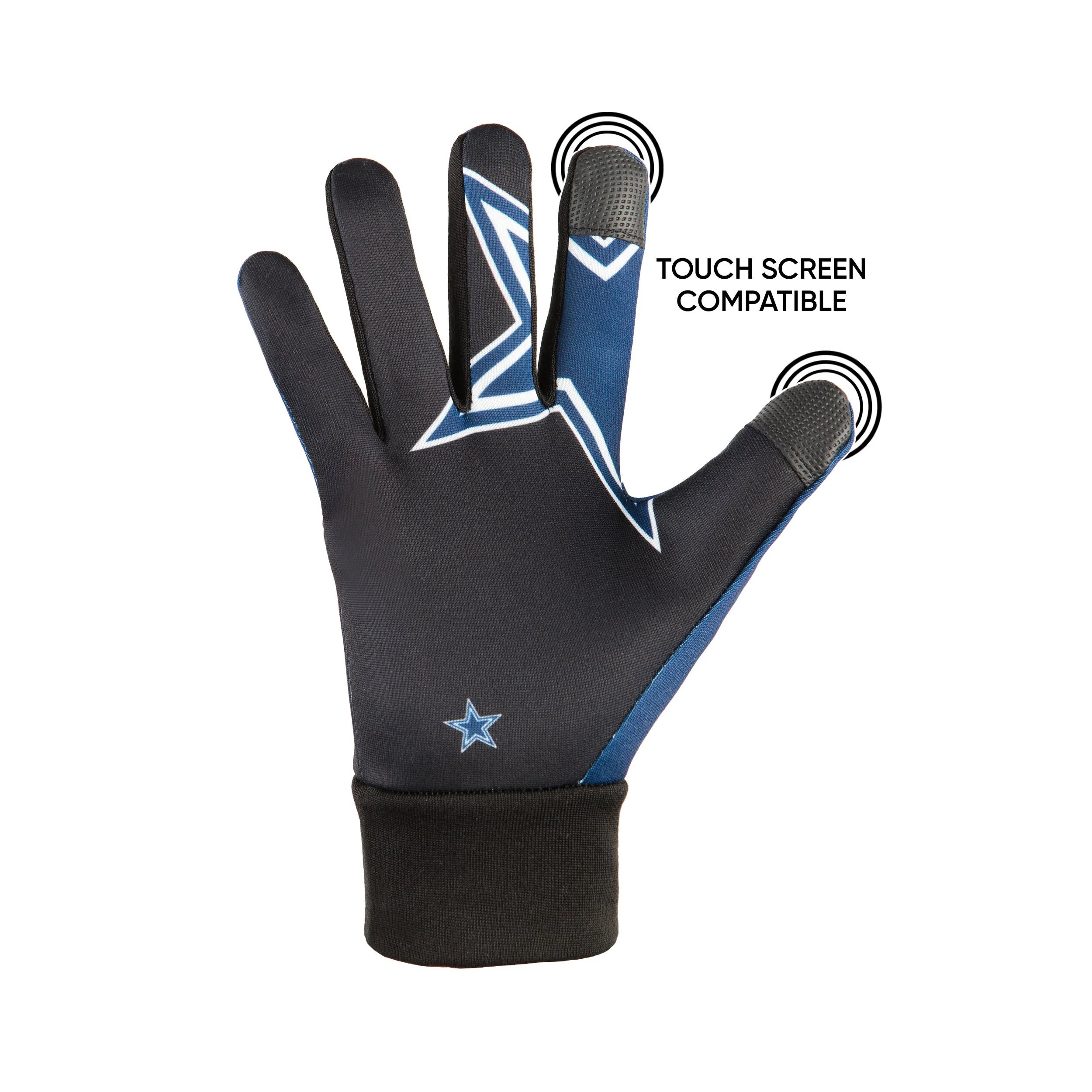 Dallas Cowboys NFL Palm Logo Texting Gloves - Image 3