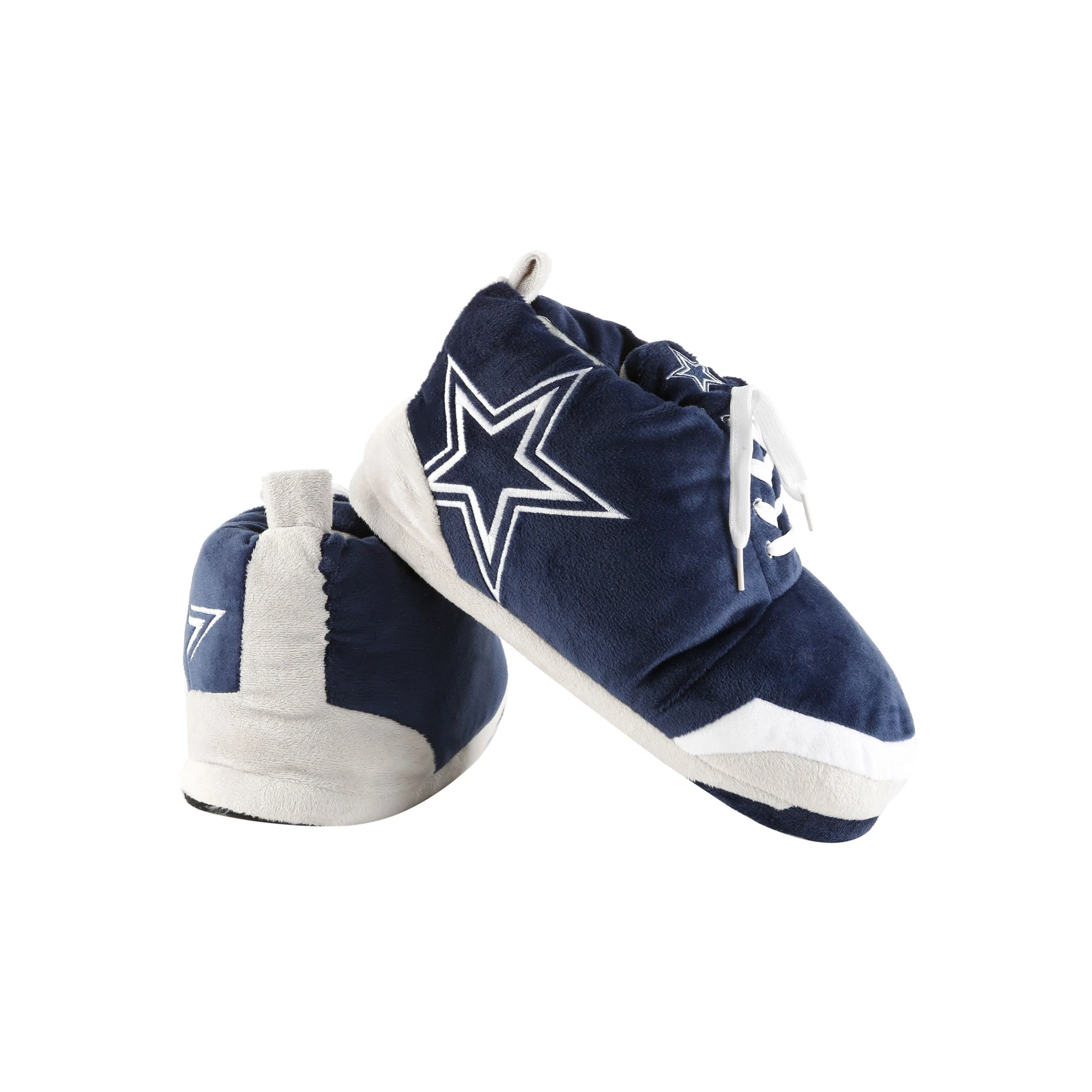 Dallas Cowboys NFL Plush Sneaker Slipper - Image 3