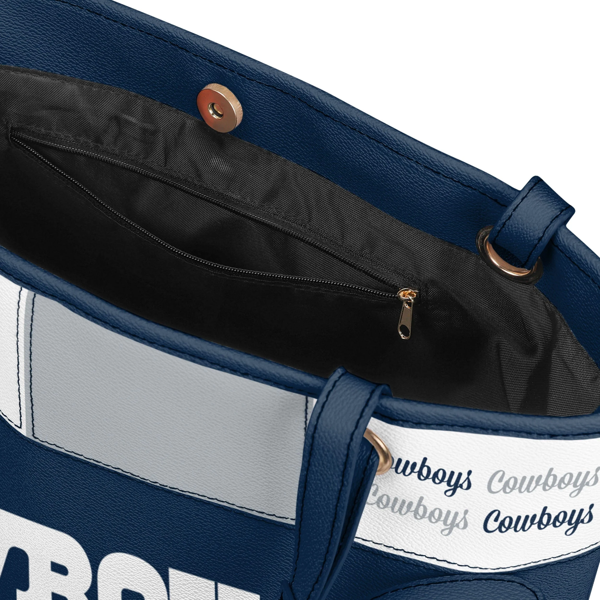 Dallas Cowboys NFL Printed Collage Tote - Image 4