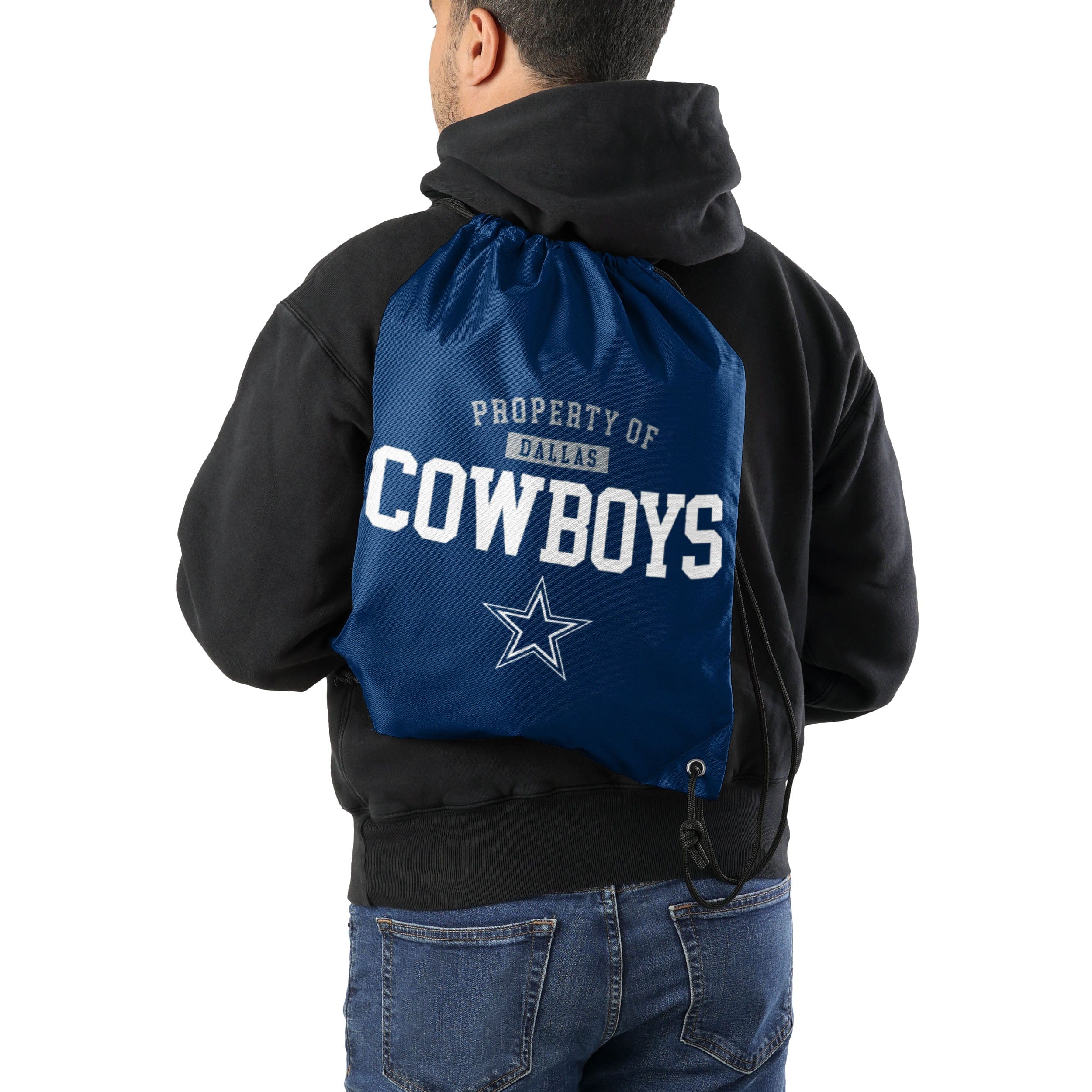Dallas Cowboys NFL Property Of Drawstring Backpack - Image 2