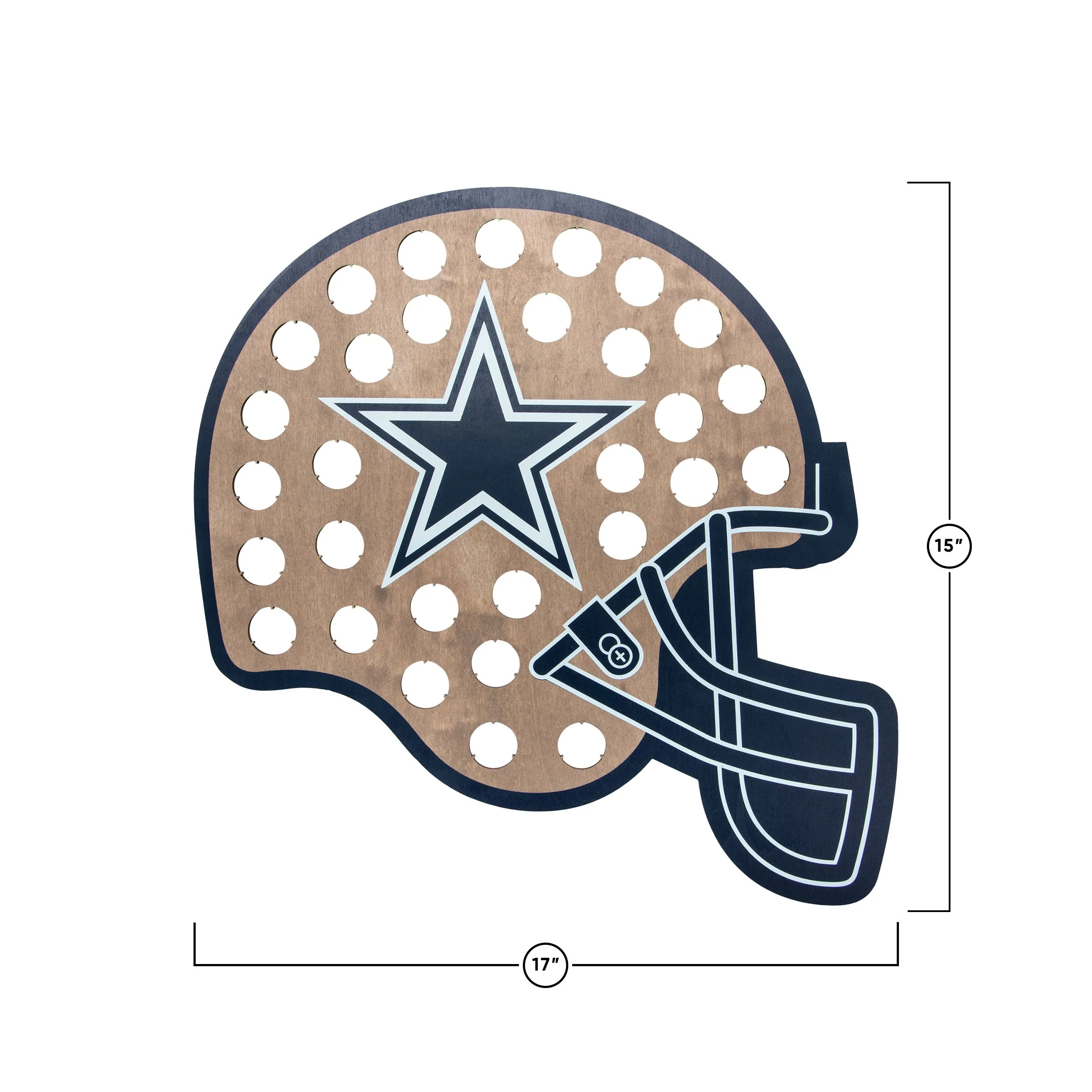 Dallas Cowboys NFL Push Bottle Cap Wall Sign - Image 3