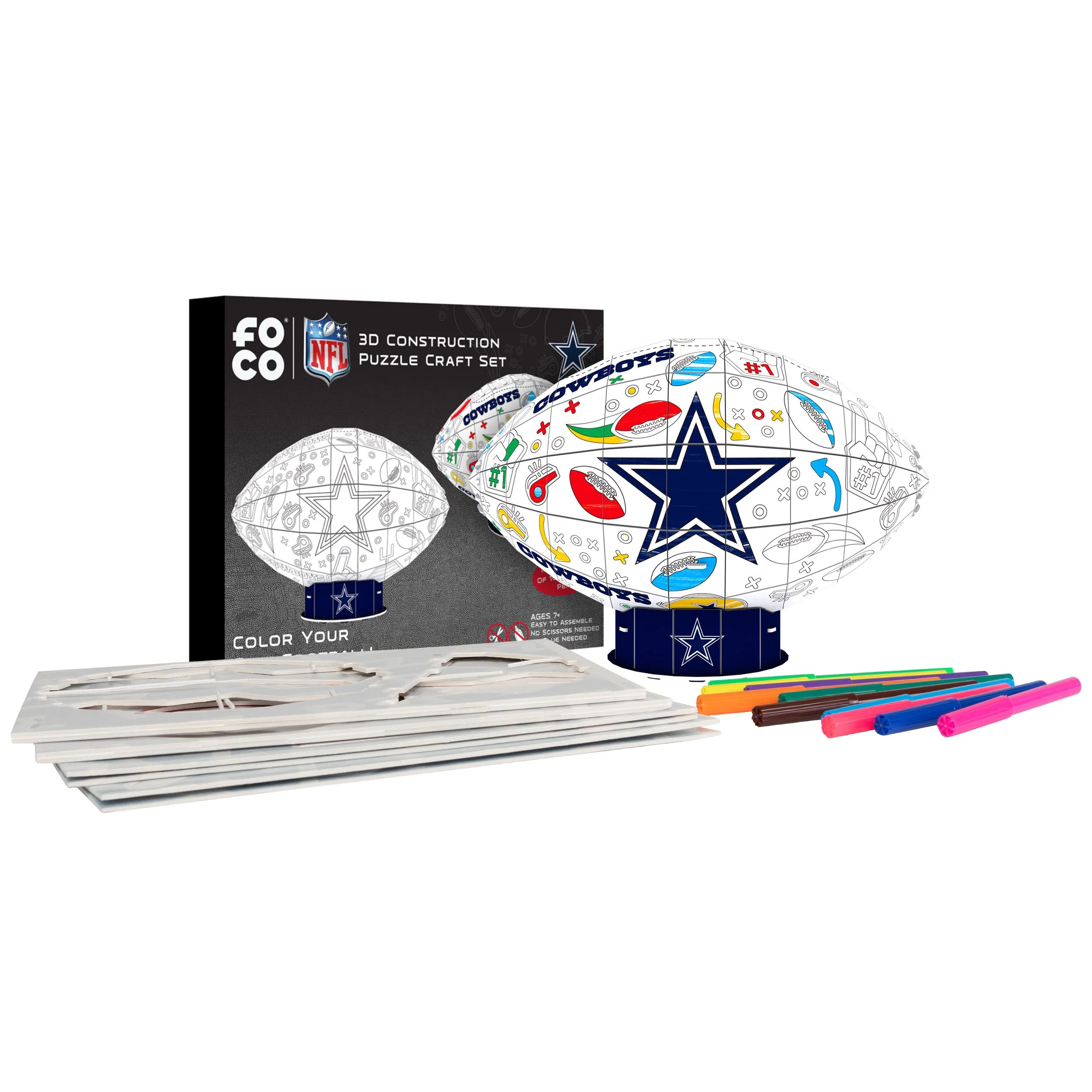 Dallas Cowboys NFL PZLZ Craft Kit - Image 5