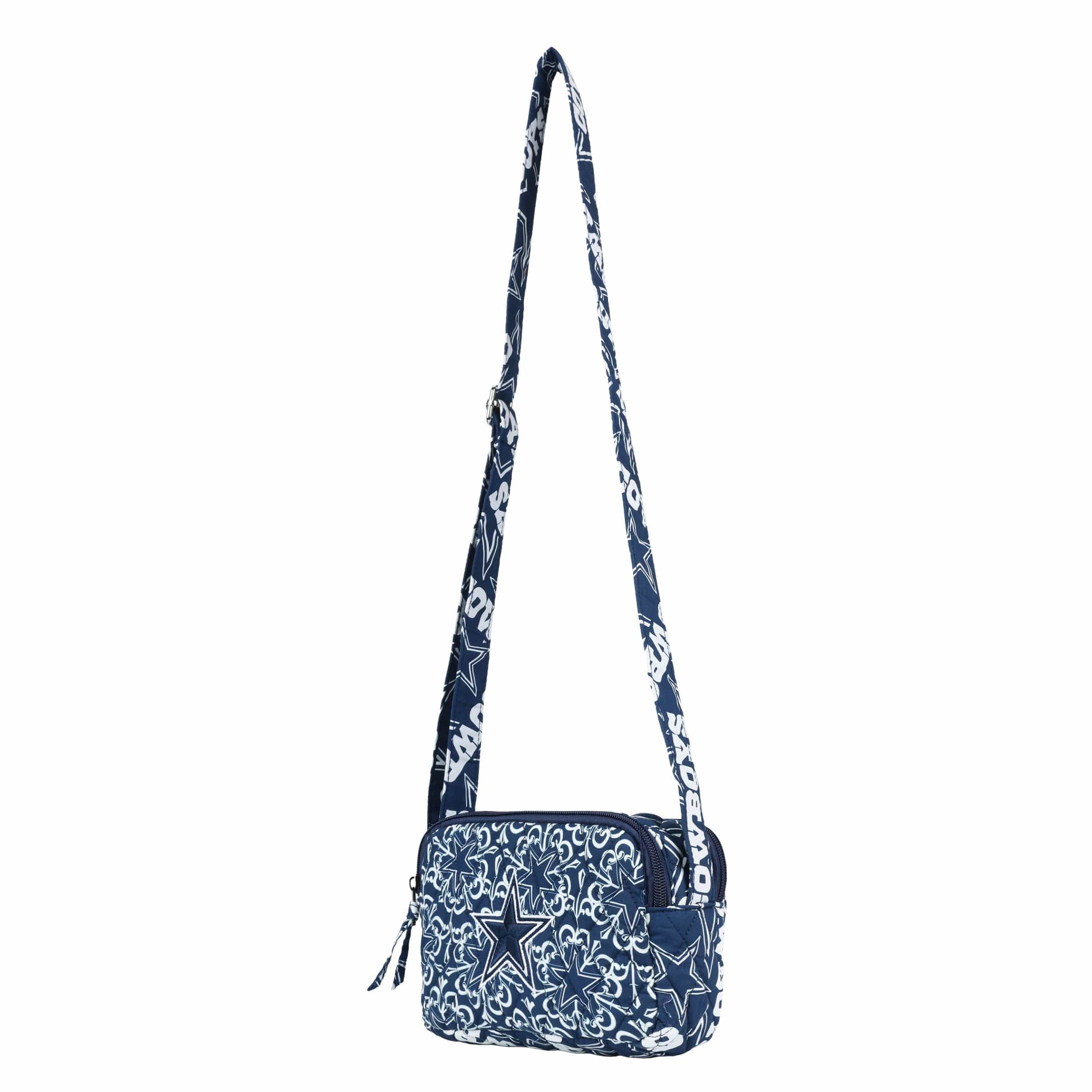 Dallas Cowboys NFL Quilted Crossbody Bag - Image 3
