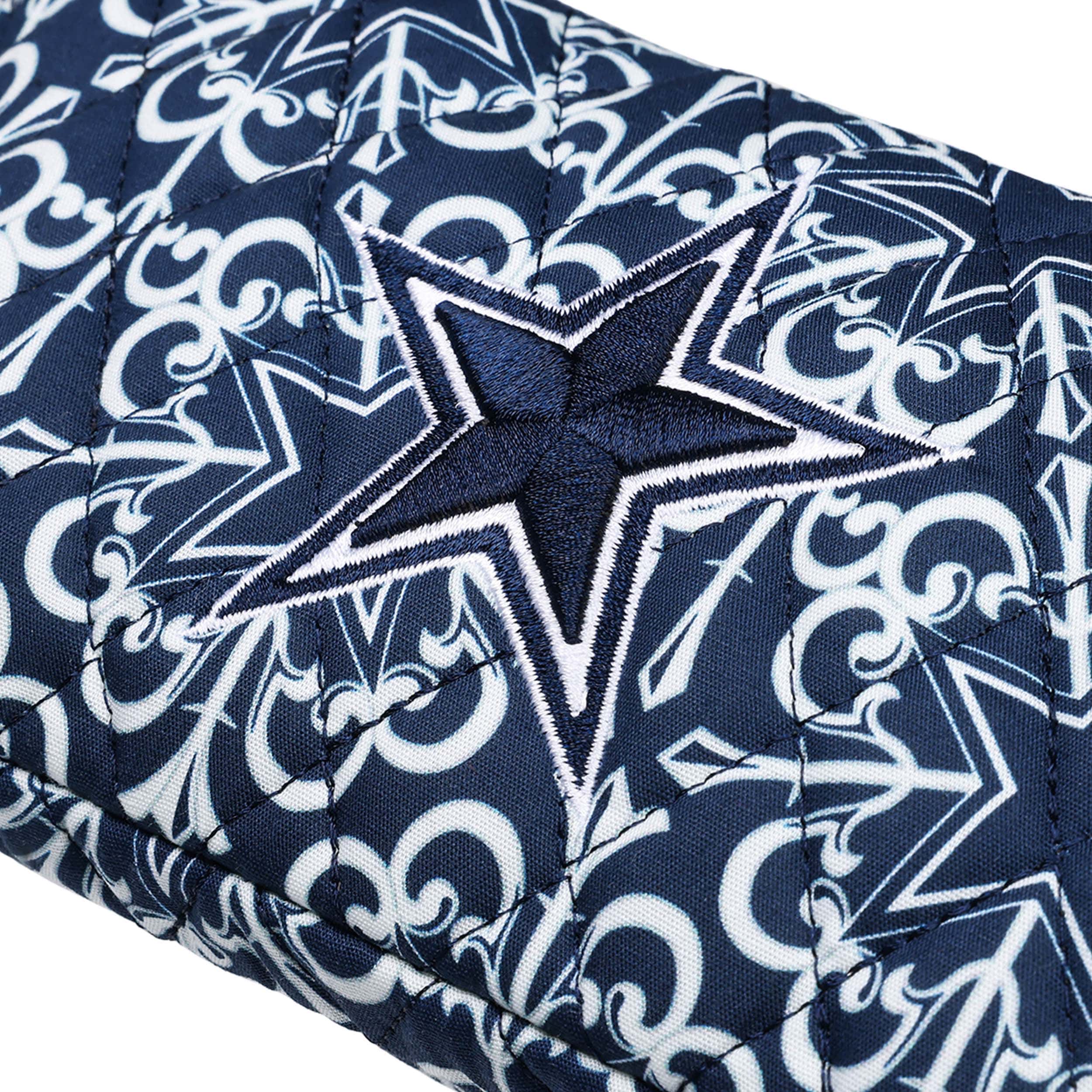 Dallas Cowboys NFL Quilted Printed Wristlet - Image 6
