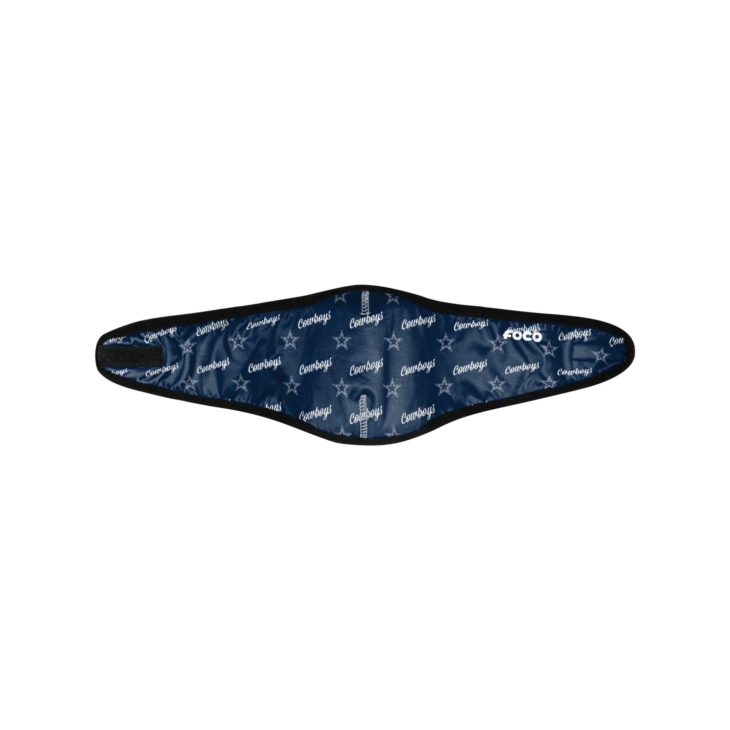 Dallas Cowboys NFL Repeat Script Earband Face Cover - Image 3