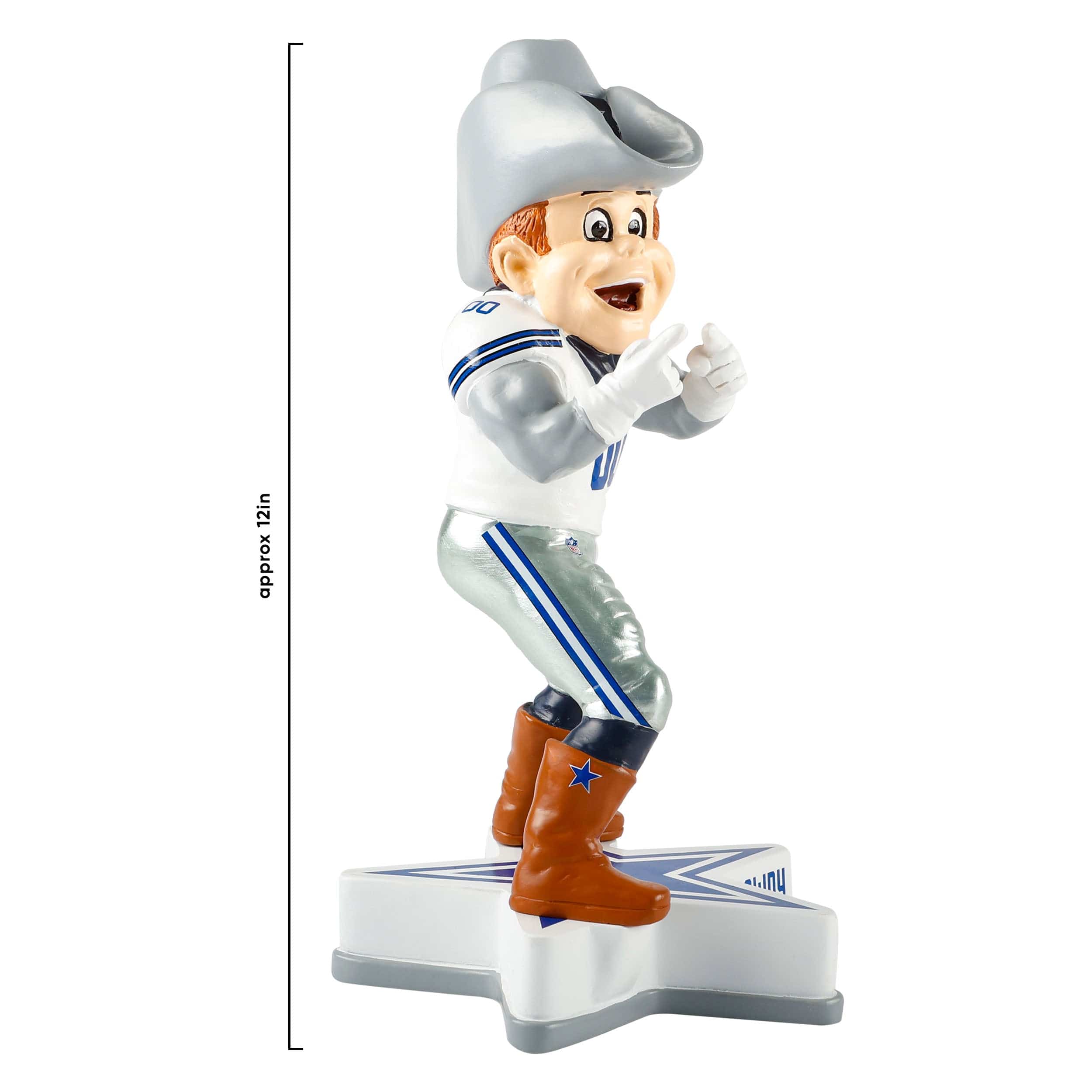 Dallas Cowboys NFL Rowdy Mascot Figurine - Image 4