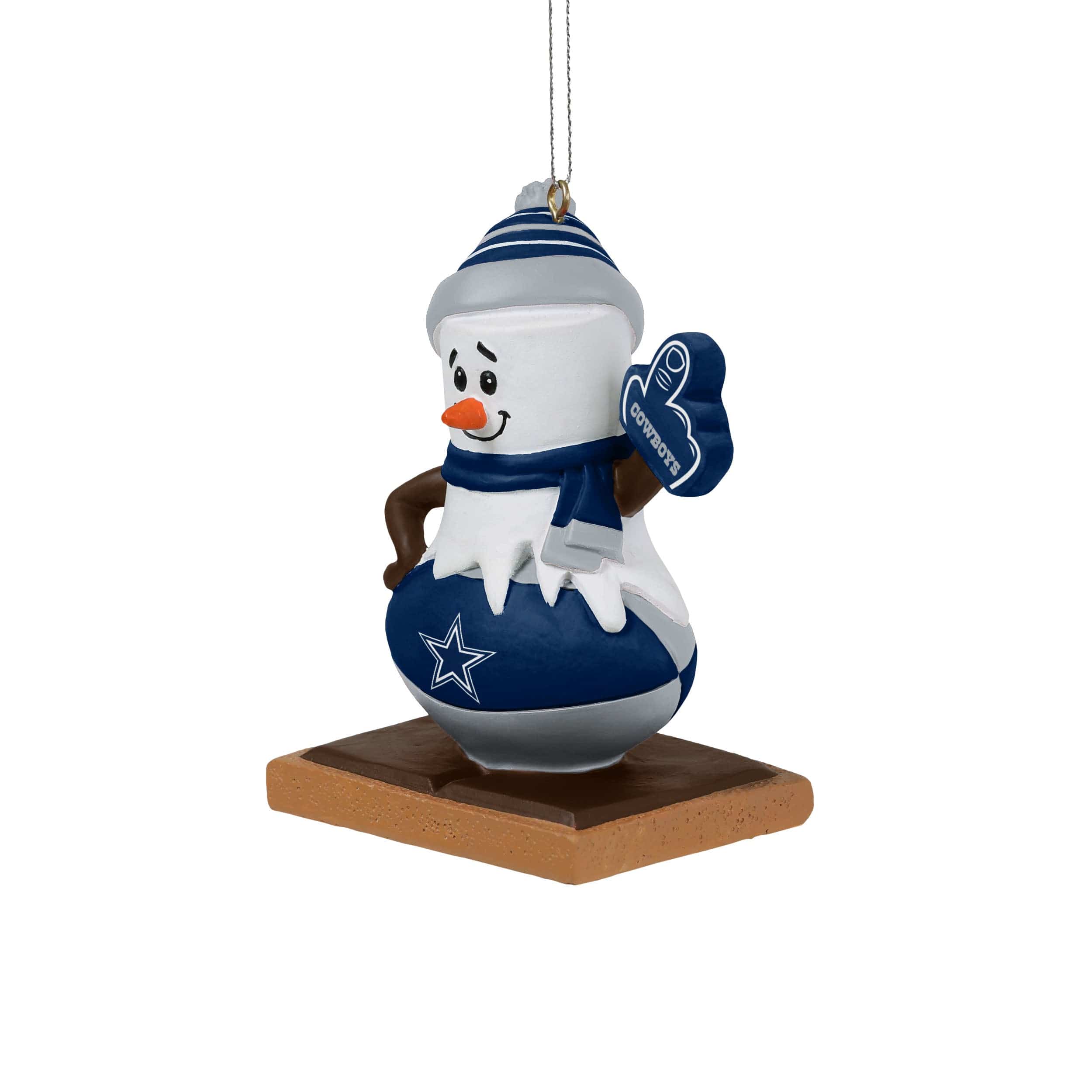 Dallas Cowboys NFL Smore On Ball Ornament - Image 2
