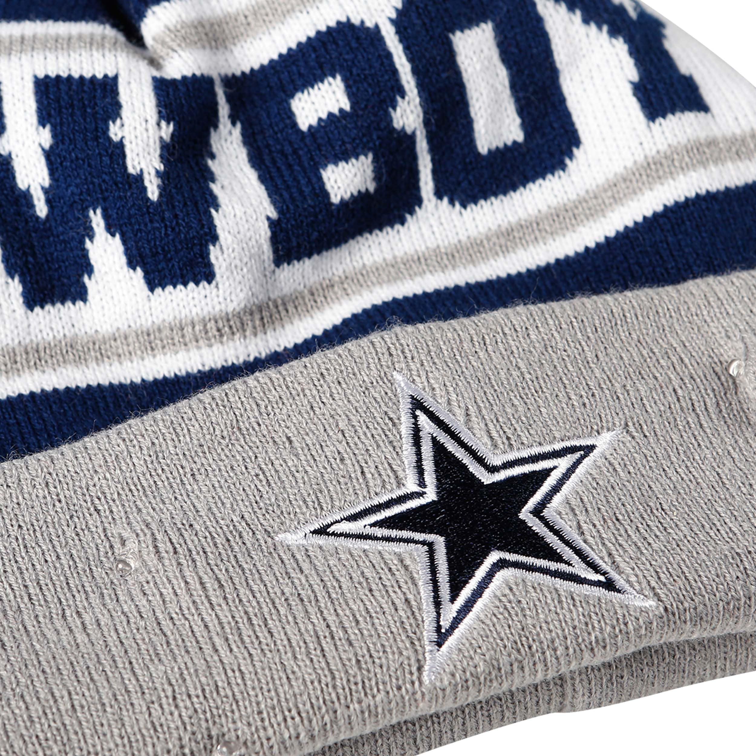 Dallas Cowboys NFL Snow Stealer Light Up Beanie - Image 3