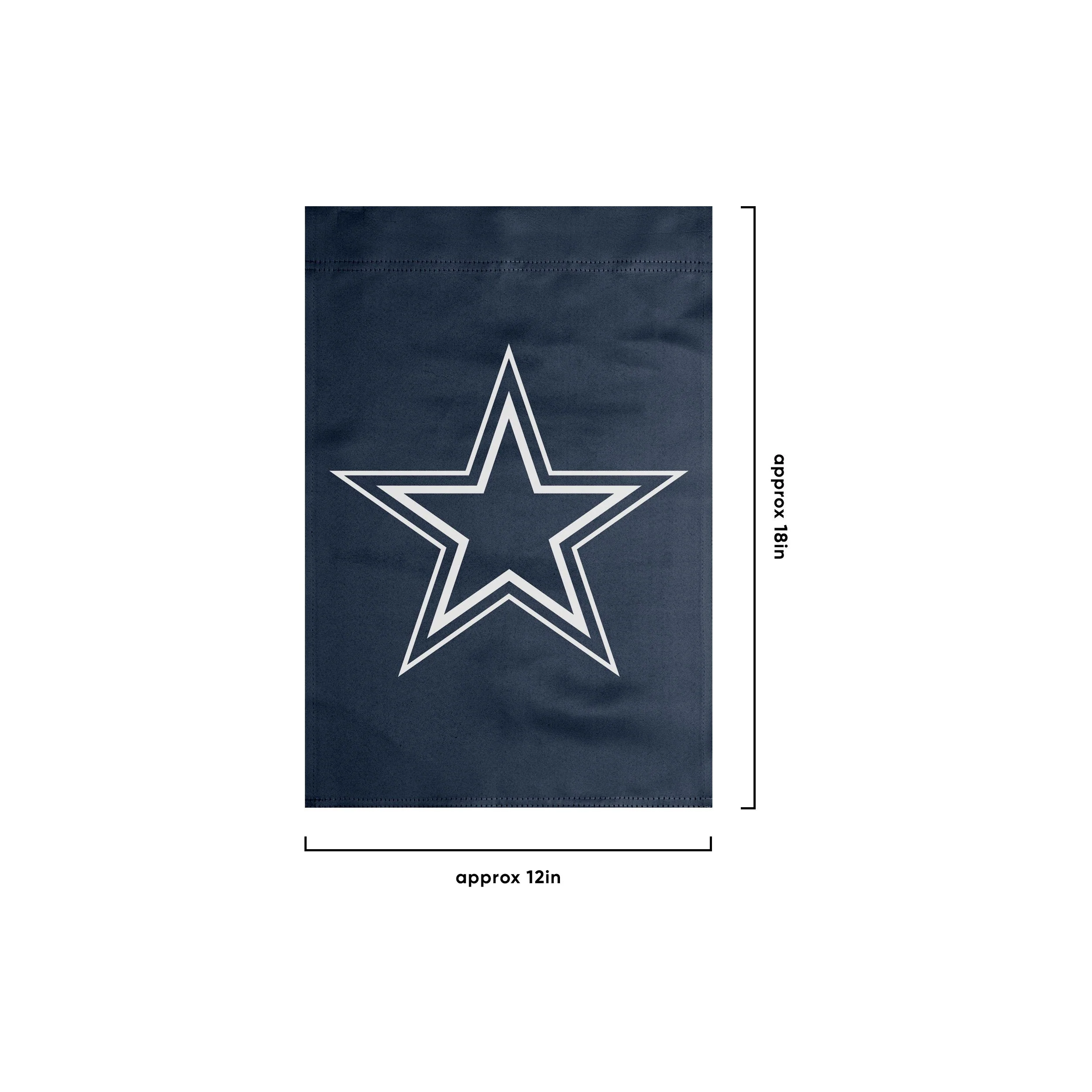 Dallas Cowboys NFL Solid Garden Flag - Image 3
