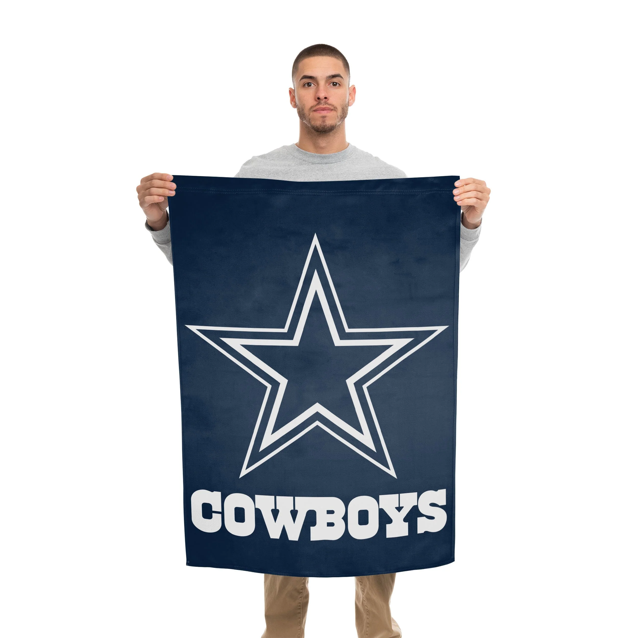 Dallas Cowboys NFL Solid Vertical Flag - Image 2