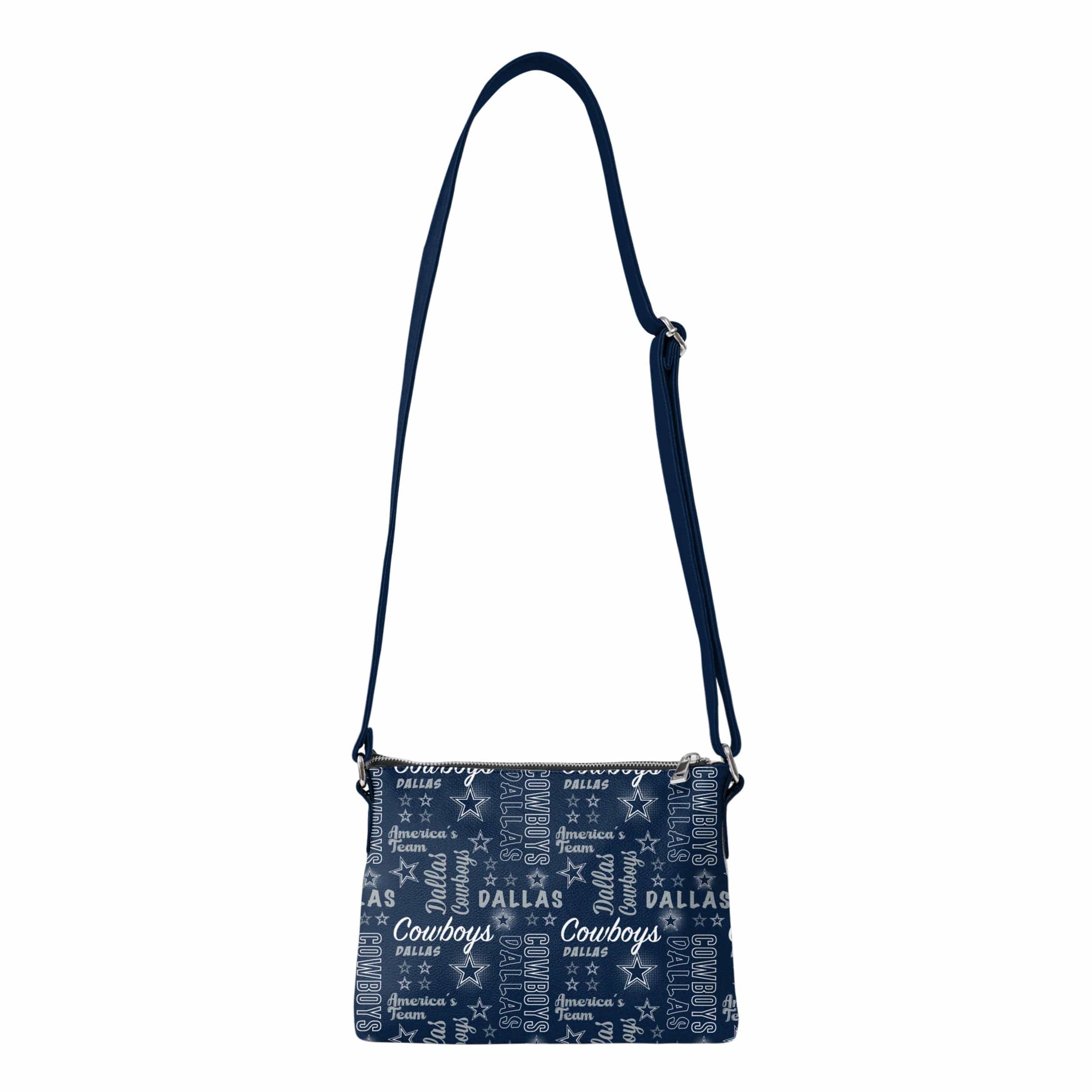 Dallas Cowboys NFL Spirited Style Printed Collection Foldover Tote Bag - Image 5